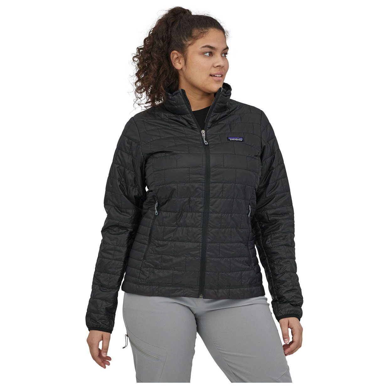 Puff Isolationsjacke Schwarz Outdoorjacke Patagonia Nano Damen