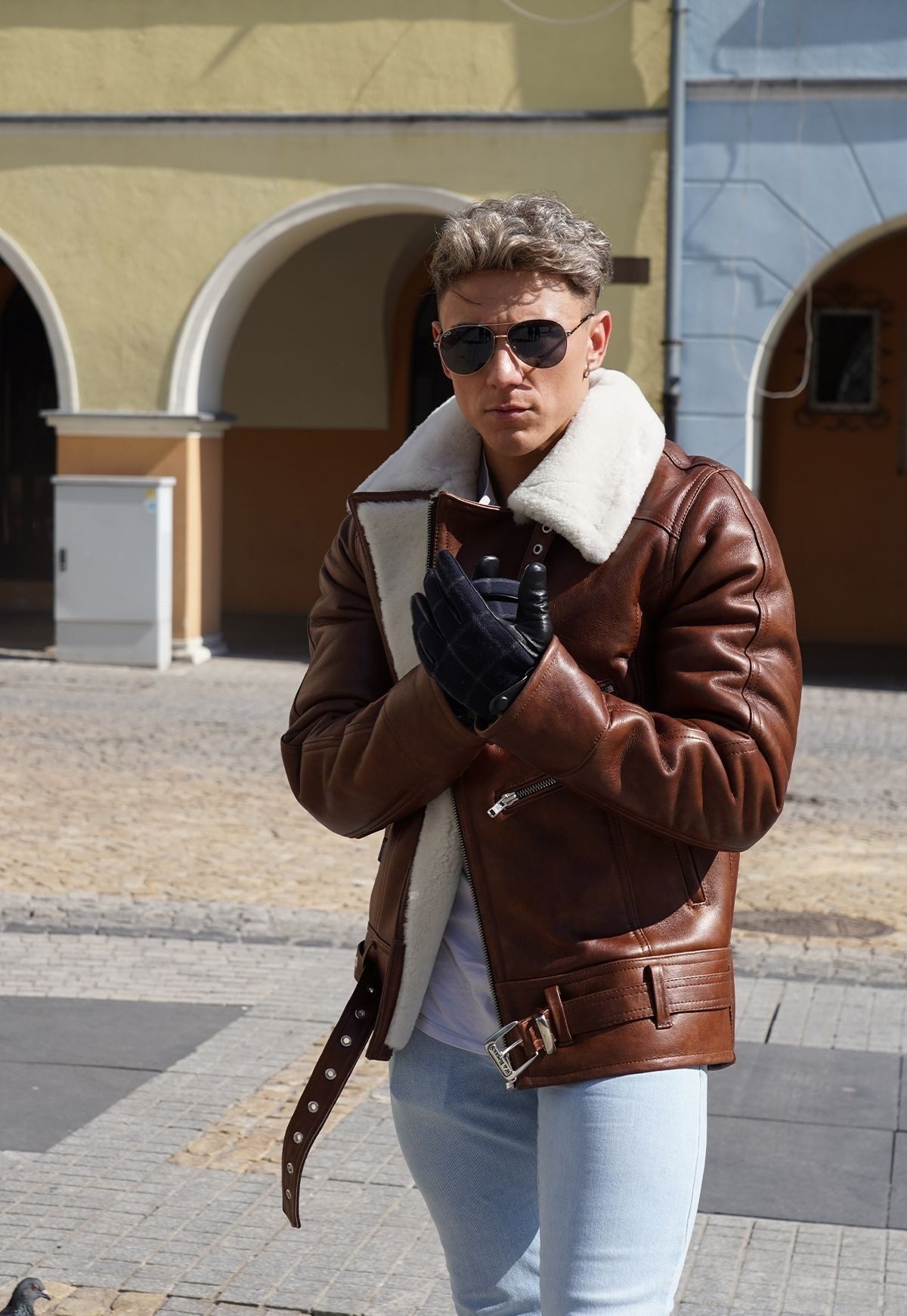 Hollert Winterjacke Lammfelljacke - VANDAMM SCHWARZ günstig online kaufen
