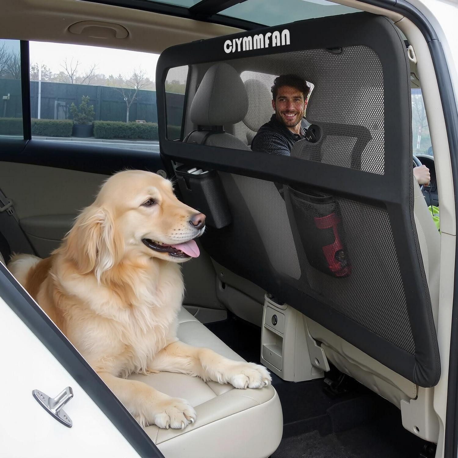 LuxusKollektion Tierabsperrgitter Hundegitter Auto Rücksitz Kofferraum Metallrahmen Universal L