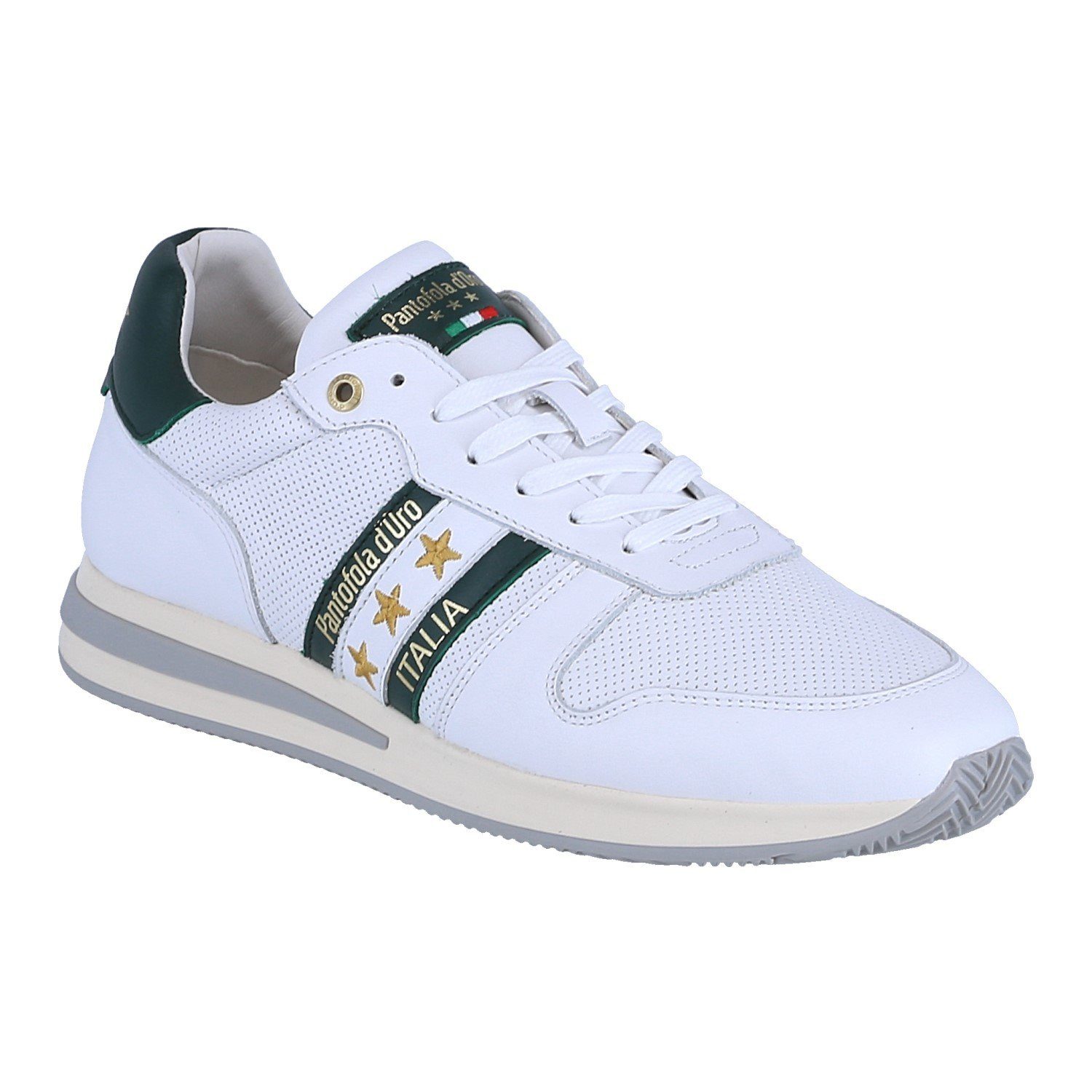 Pantofola d´Oro Forza 2025 weiss/grün Herren Sneaker