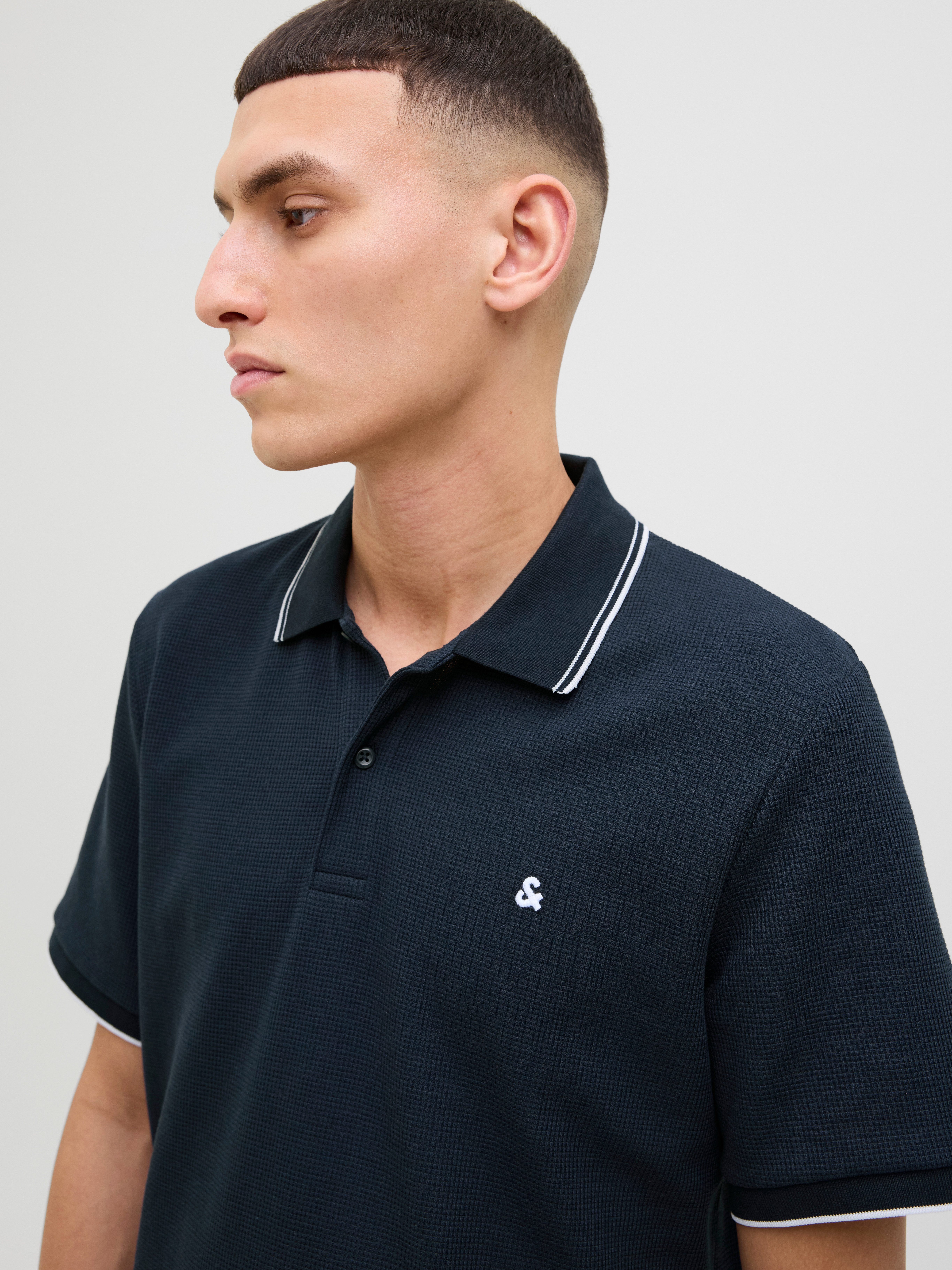Jack & Jones Poloshirt JJEAUSTIN POLO SS NOOS mit Logo Stickerei günstig online kaufen