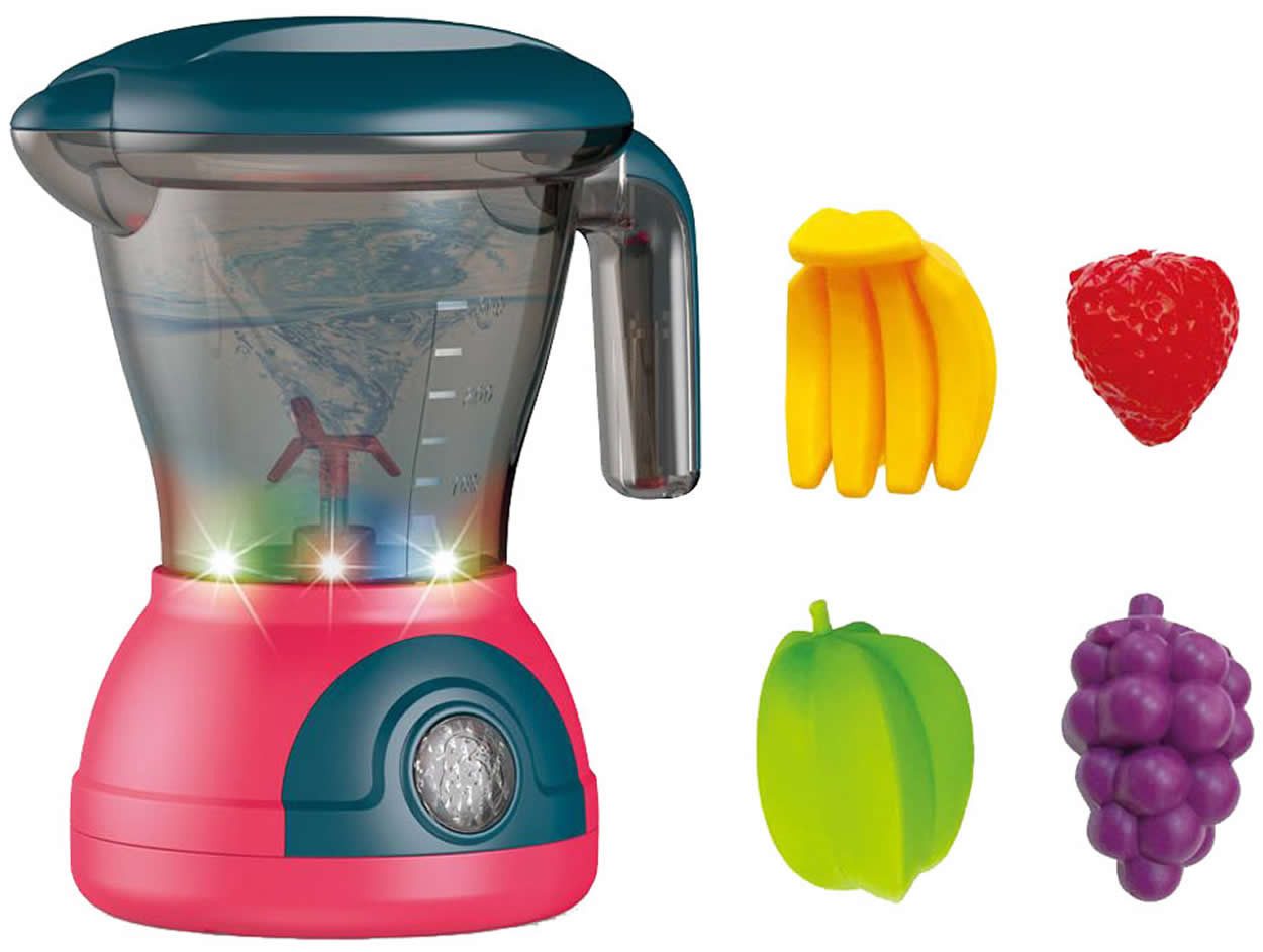 Diakakis Kinder-Standmixer Kinder Küchengerät Mixer m. Zubehör Licht Sound