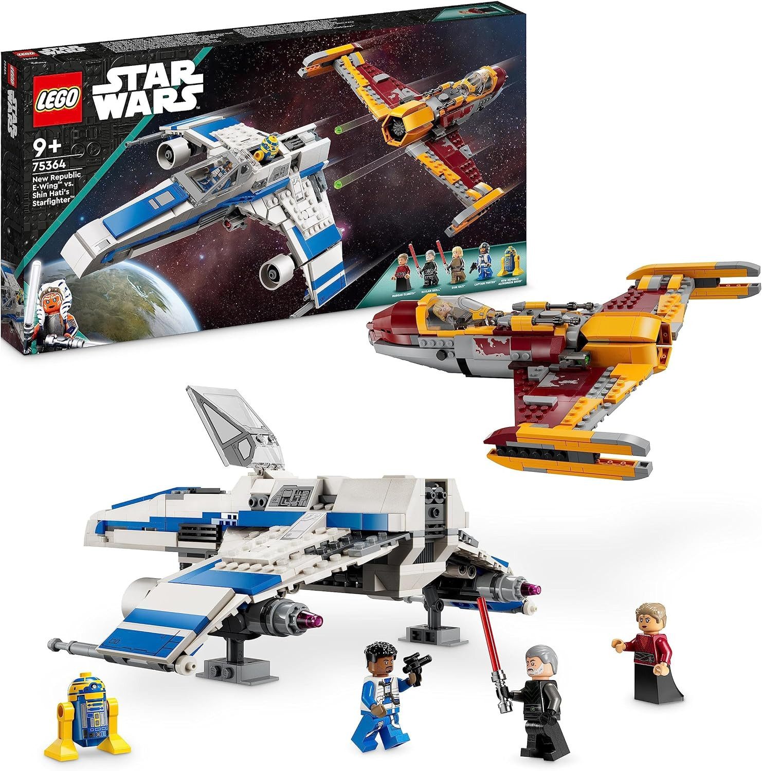 LEGO® Star Wars - New Republic E-Wing vs. Shin Hatis Starfighter (75364) Konstruktions-Spielset, (1056 St)