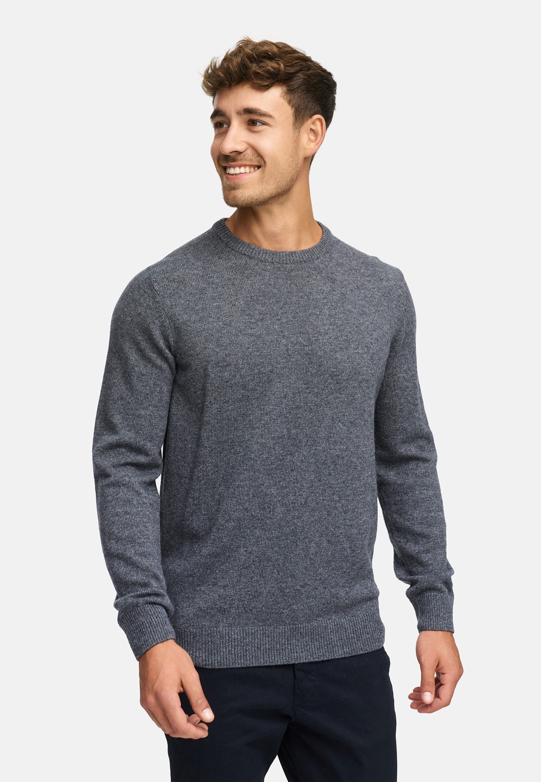 Strickpullover Herren INMargous o-neck Pullover Herrenpullover
