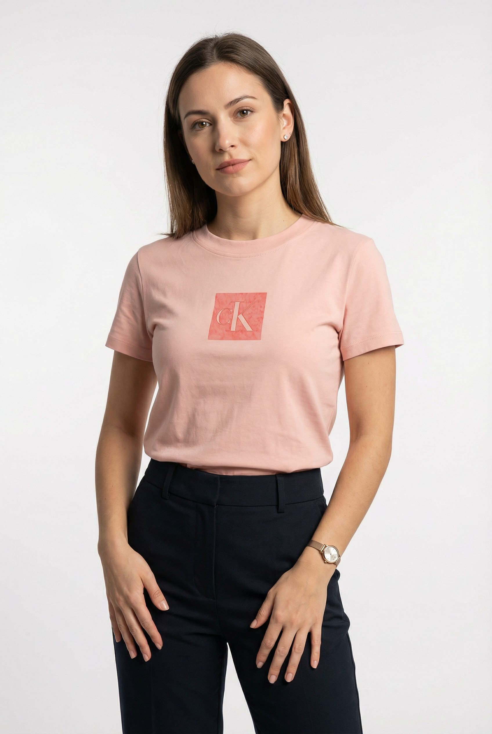 Calvin Klein Jeans T-Shirt CLASSIC FIT MONOGRAM TEE Regular fit mit Rundhalsausschnitt