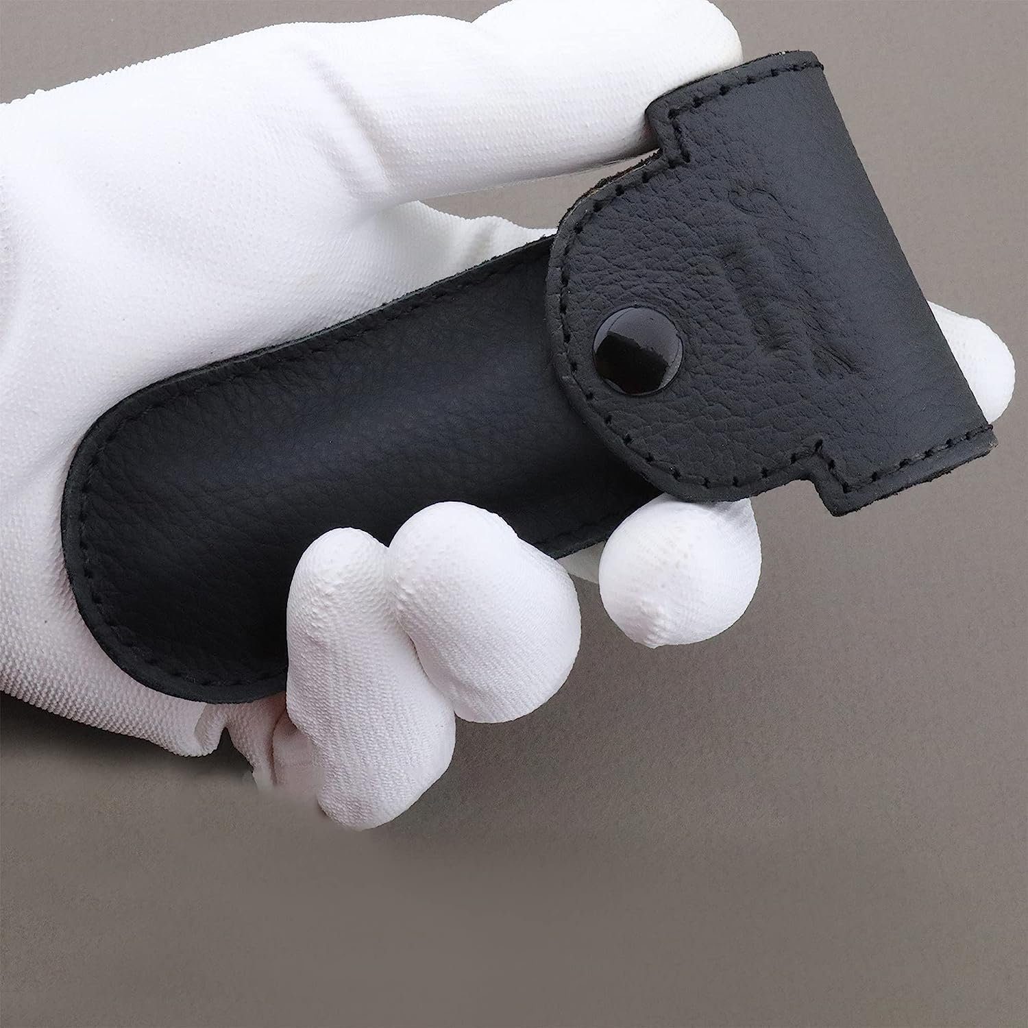 Haryali London Nassrasierer Doppelschneidiger Rasierhobel für Herren mit schwarzem Lederetui, Rasierset, 2-tlg., 1x Rasierer, Ledertasche, sorgt für eine angenehme Rasur mit doppelseitiger Klinge