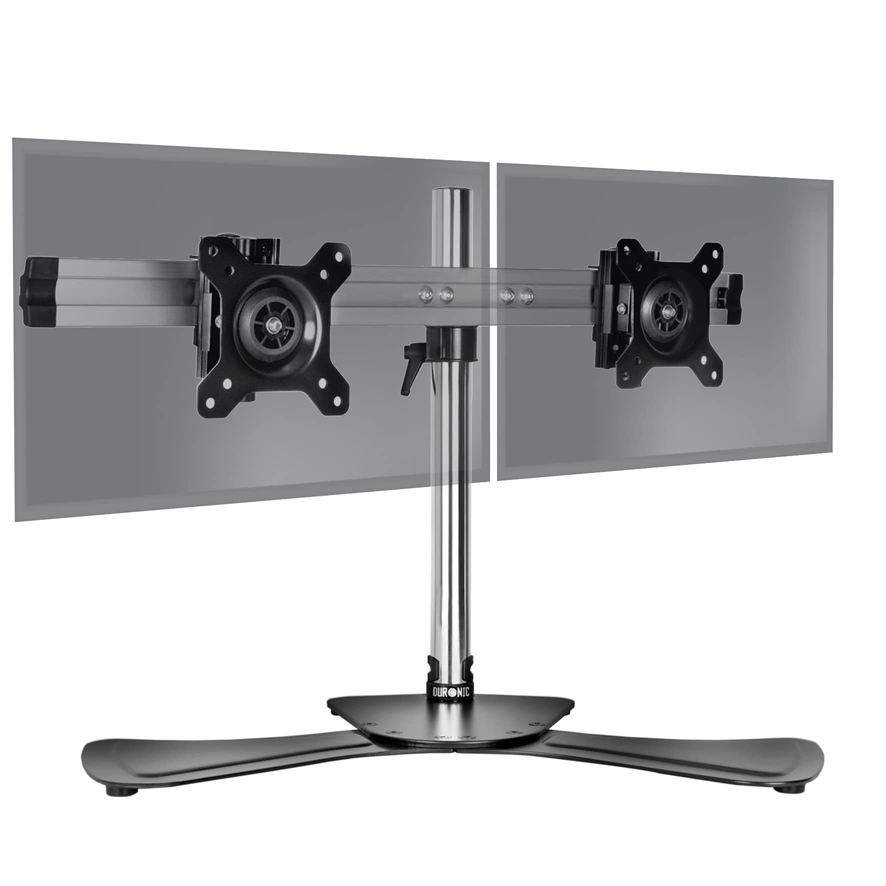 17-32 Zoll Monitor Halterung 2 monitore Höhenverstellbar, Gasdruckfeder Arm  360°Drehbar, für LED LCD Bildschirm, VESA 75/100