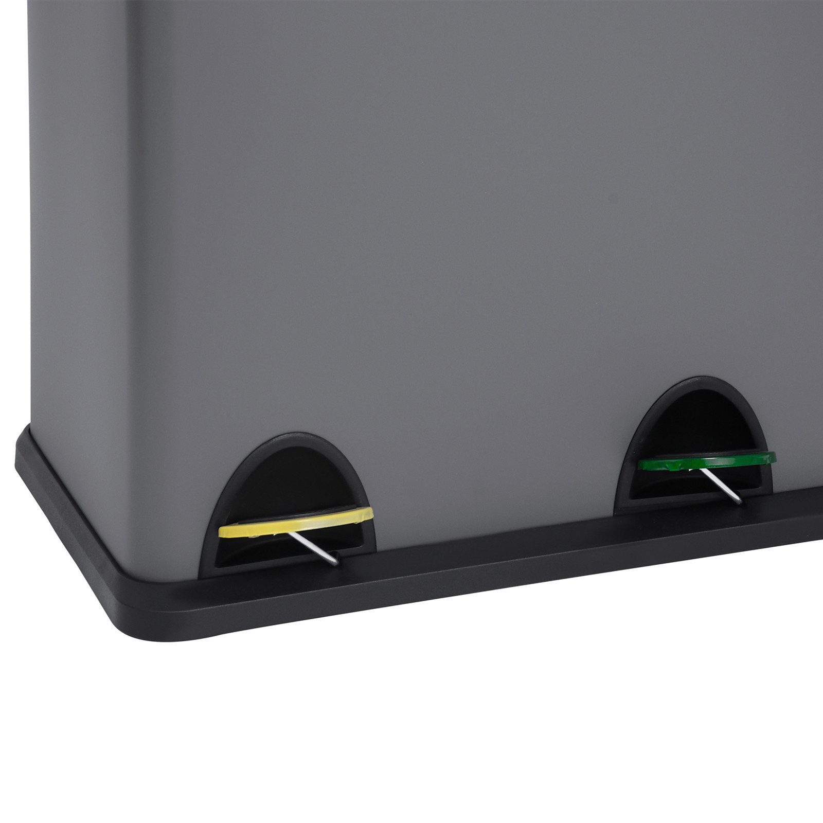 SVITA Mülltrennsystem TC2Combo26, Treteimer, Trennsystem, 2 Inneneimer, Farbunterteilung