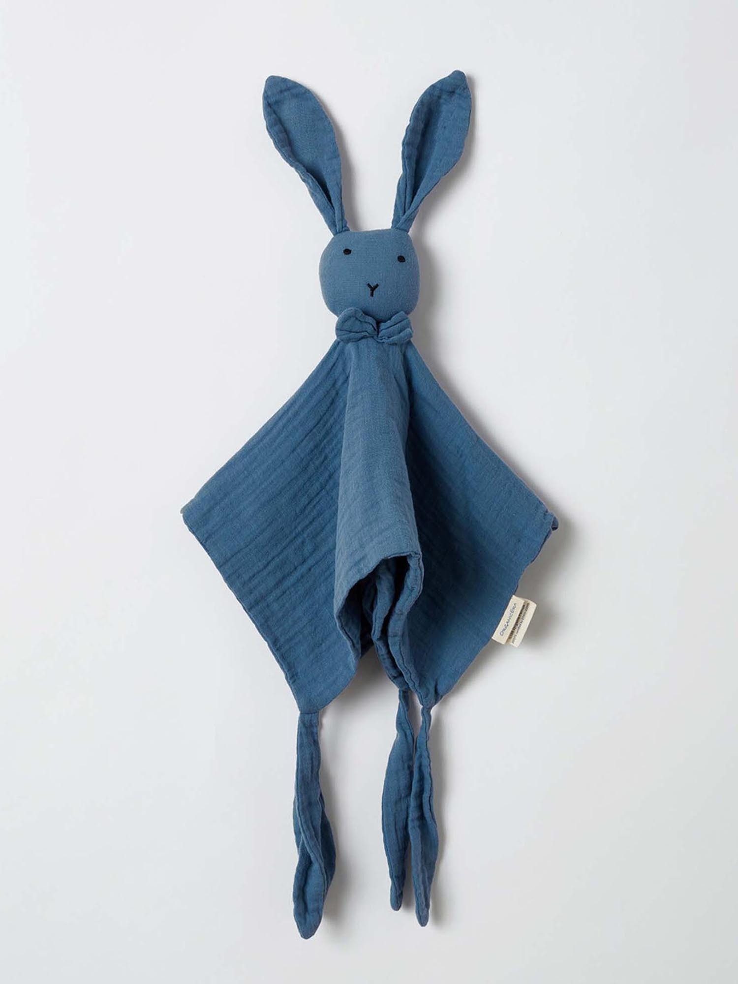 OrganicEra Schmusetuch Baby Kuscheltier Bio-Musselin Hase, Baumwolle, (1-tlg), GOTS-zertifiziert