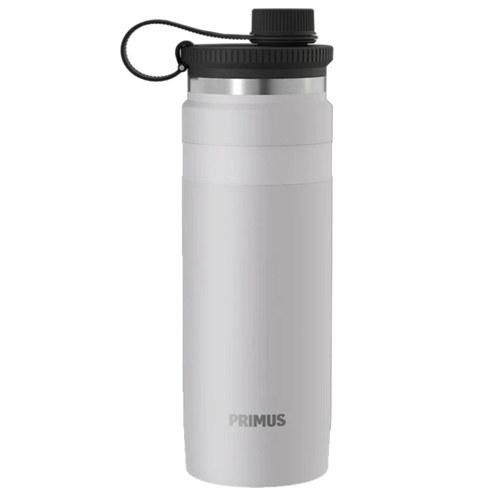 Primus Trinkflasche Mika Insulated Bottle 0.75L Trinkflasche - Alpine Frost 750 ml, Silikonhülle für Halt, ThinCore Isolierung, spülmaschinengeeignet