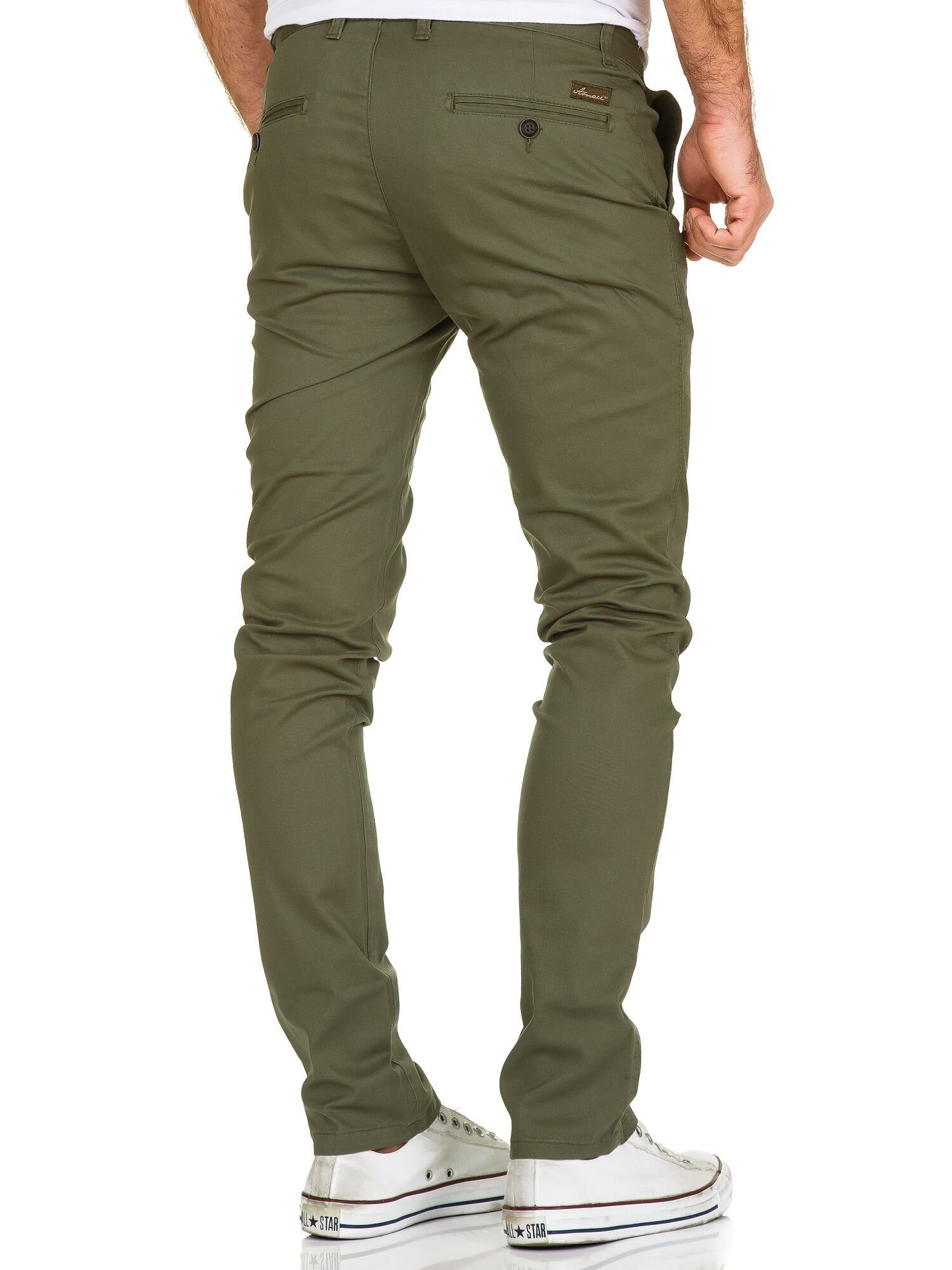 Amaci&Sons Chinohose ATLANTA Slim Fit Chino mit Stretch