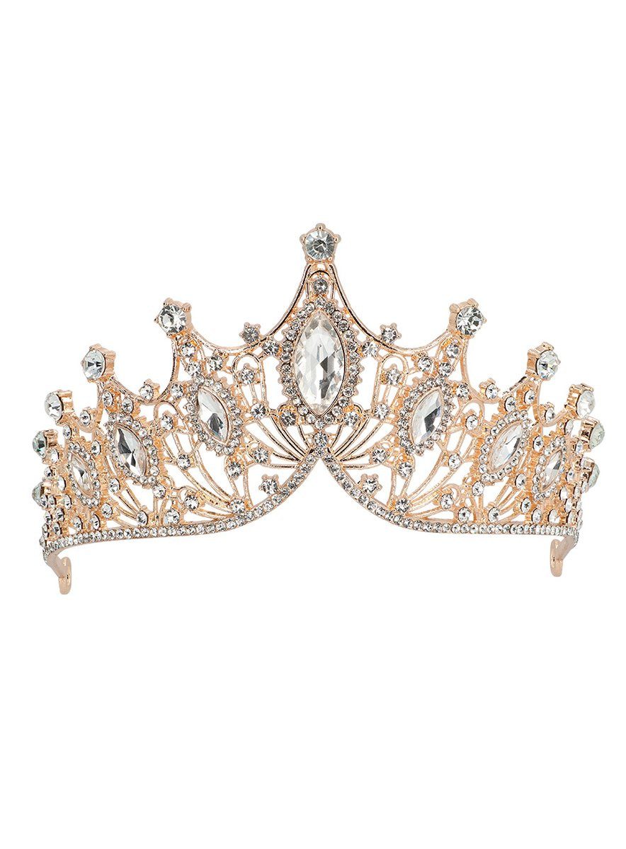 Boland Kostüm Goldenes Diadem Ophelia, Funkelnder Kopfschmuck für die Märchenprinzessin