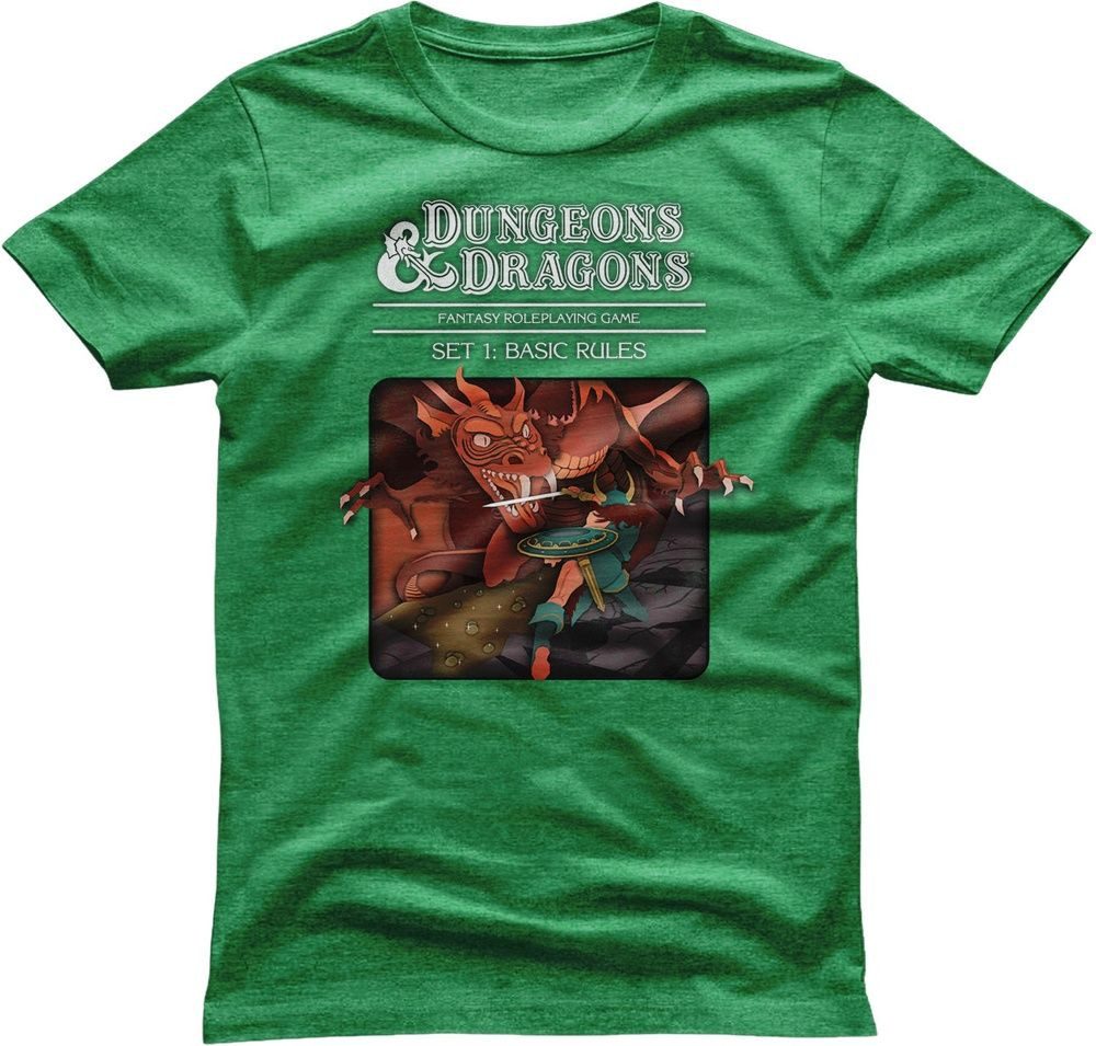 DUNGEONS & DRAGONS T-Shirt D&D Set 1 - Basic Rules T-Shirt