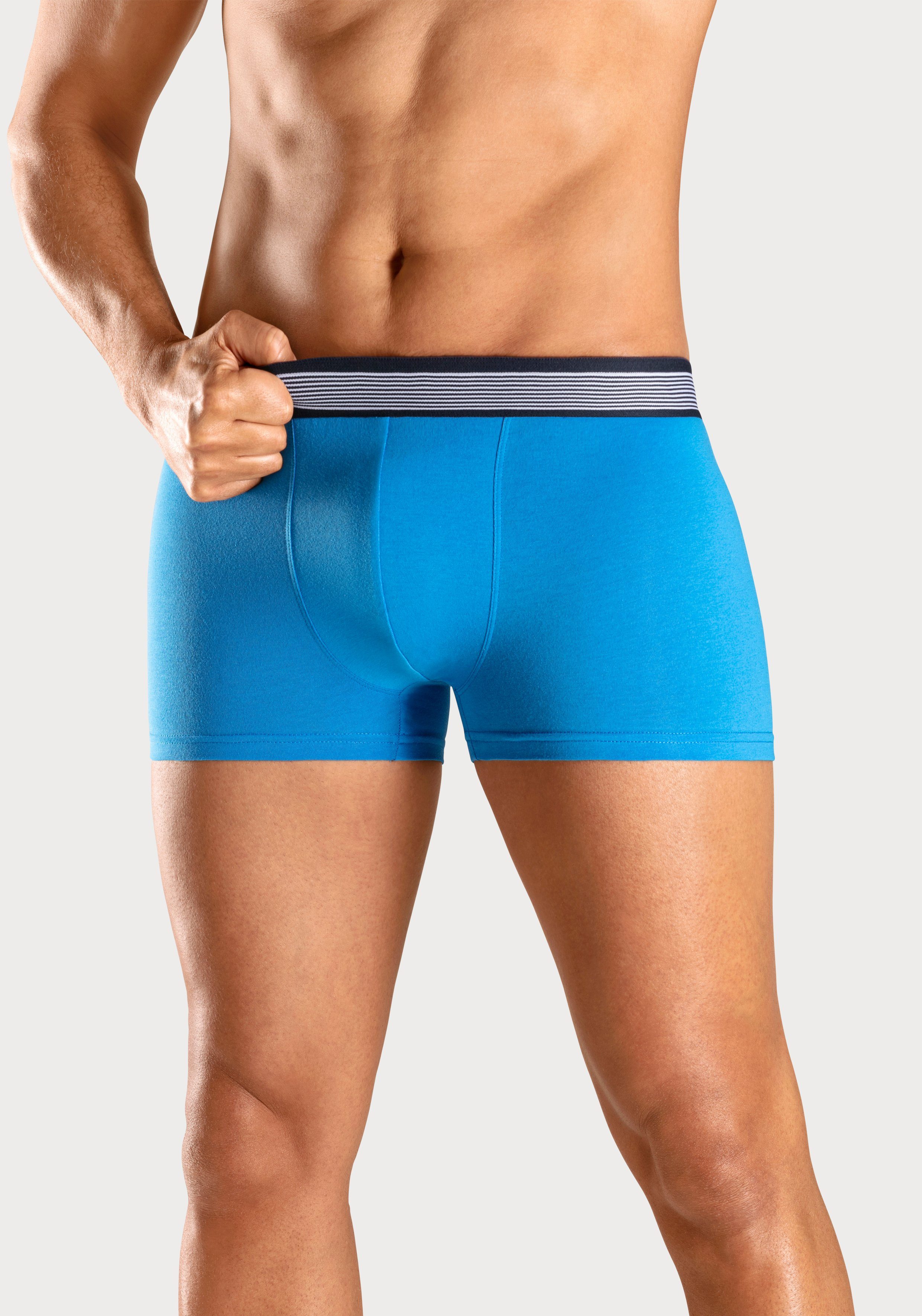H.I.S Boxer Boxershorts für Herren (Packung, 4-St) mit gestreiftem Webbund – Bild 2 von 5
