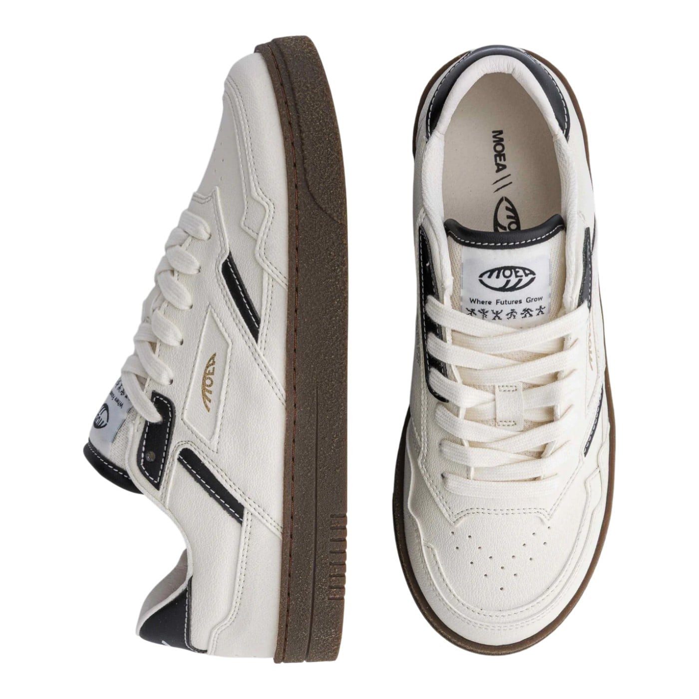 Moea Origin Low - Corn - schwarz/weiss Sneaker