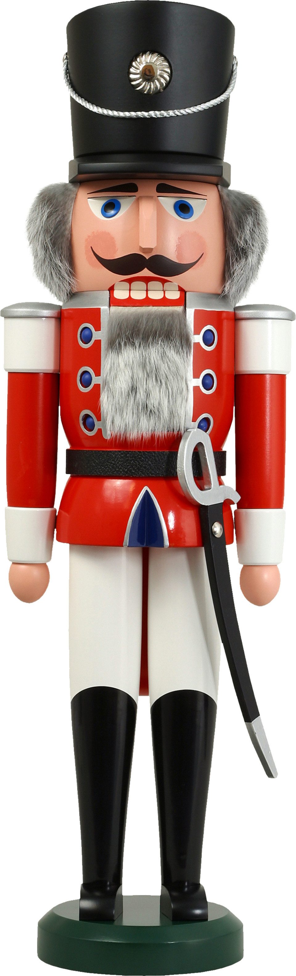 Seiffener Volkskunst Щипцы для орехов Щипцы для орехов Husar rot, Handarbeit aus dem Erzgebirge