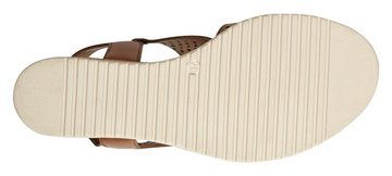 Tamaris Keilsandalette, Sommerschuh, Sandale mit modischer Perforation