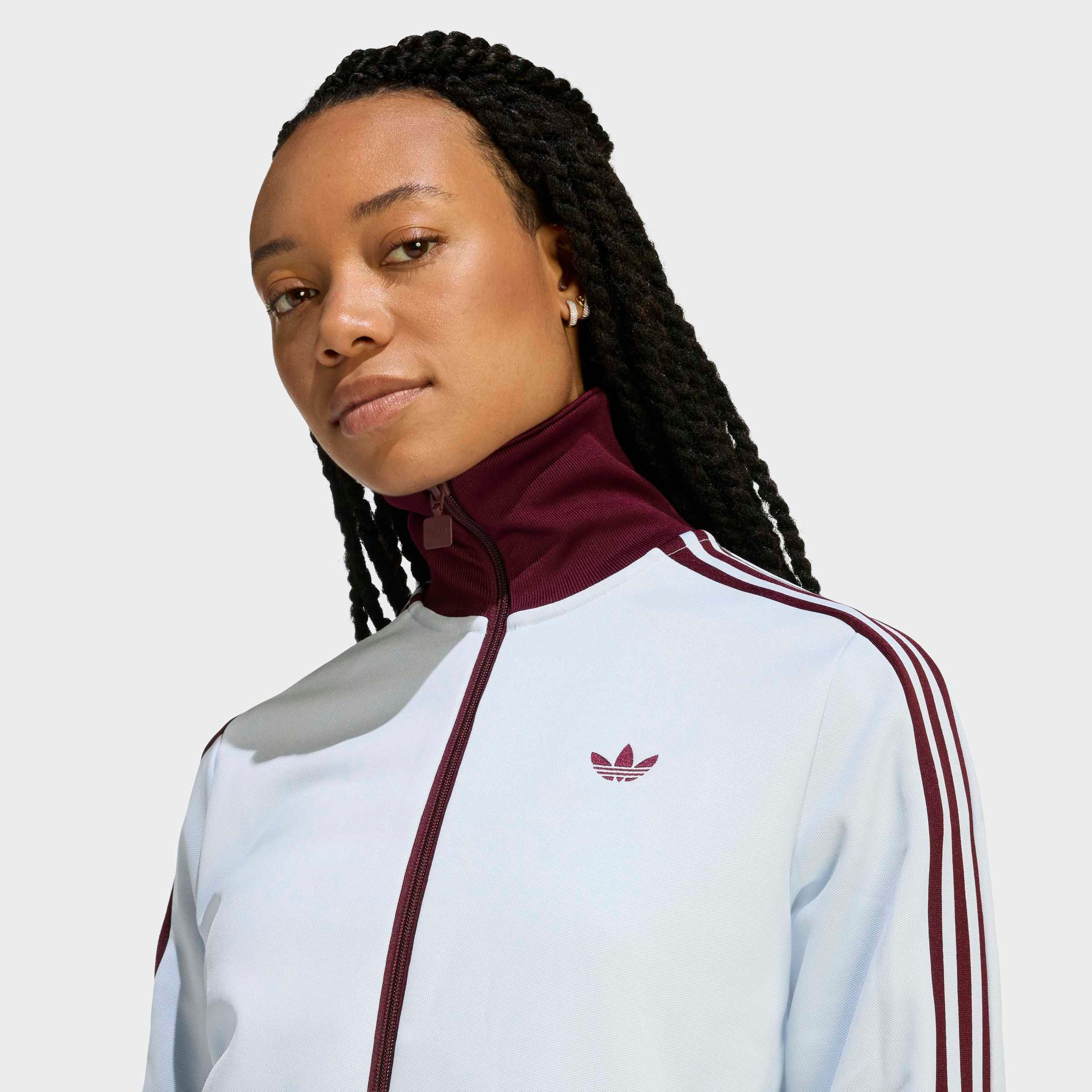 adidas Originals Trainingsjacke BECKENBAUER TT für Erwachsene, mit Reißverschluss, aus Baumwolle, reguläre Passform