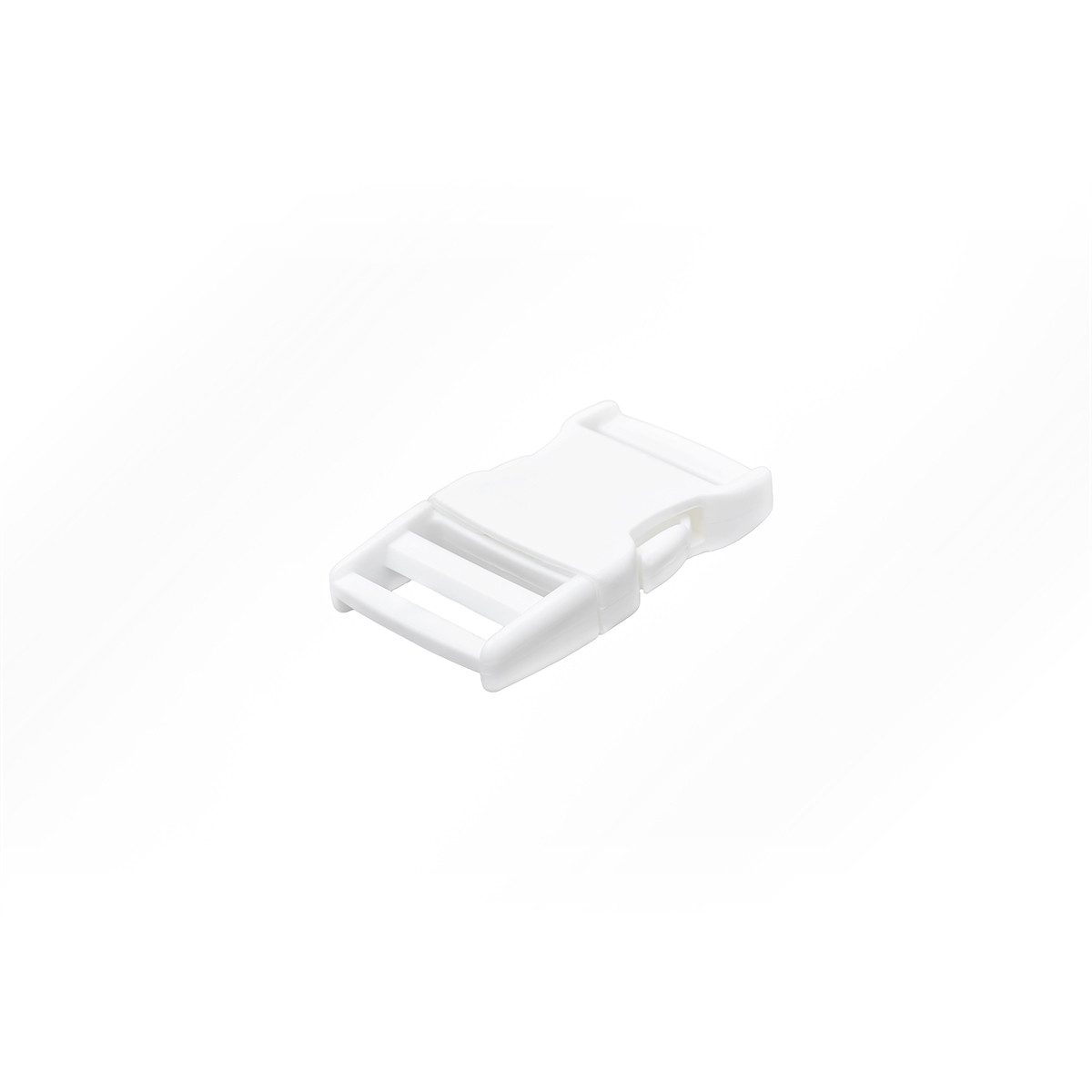 LYSEL® Kunststoff Klickschnalle weiß 20mm Gurtstecker (1-tlg), 70 x 20 mm [L x B]
