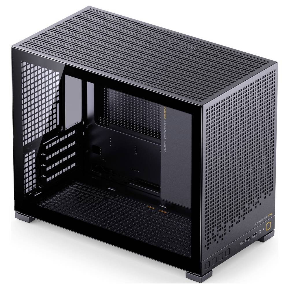 Jonsbo PC-Gehäuse Mini-Tower Gehäuse, Gaming-Gehäuse, PC-Gehäuse Schwarz D32 PRO BLACK