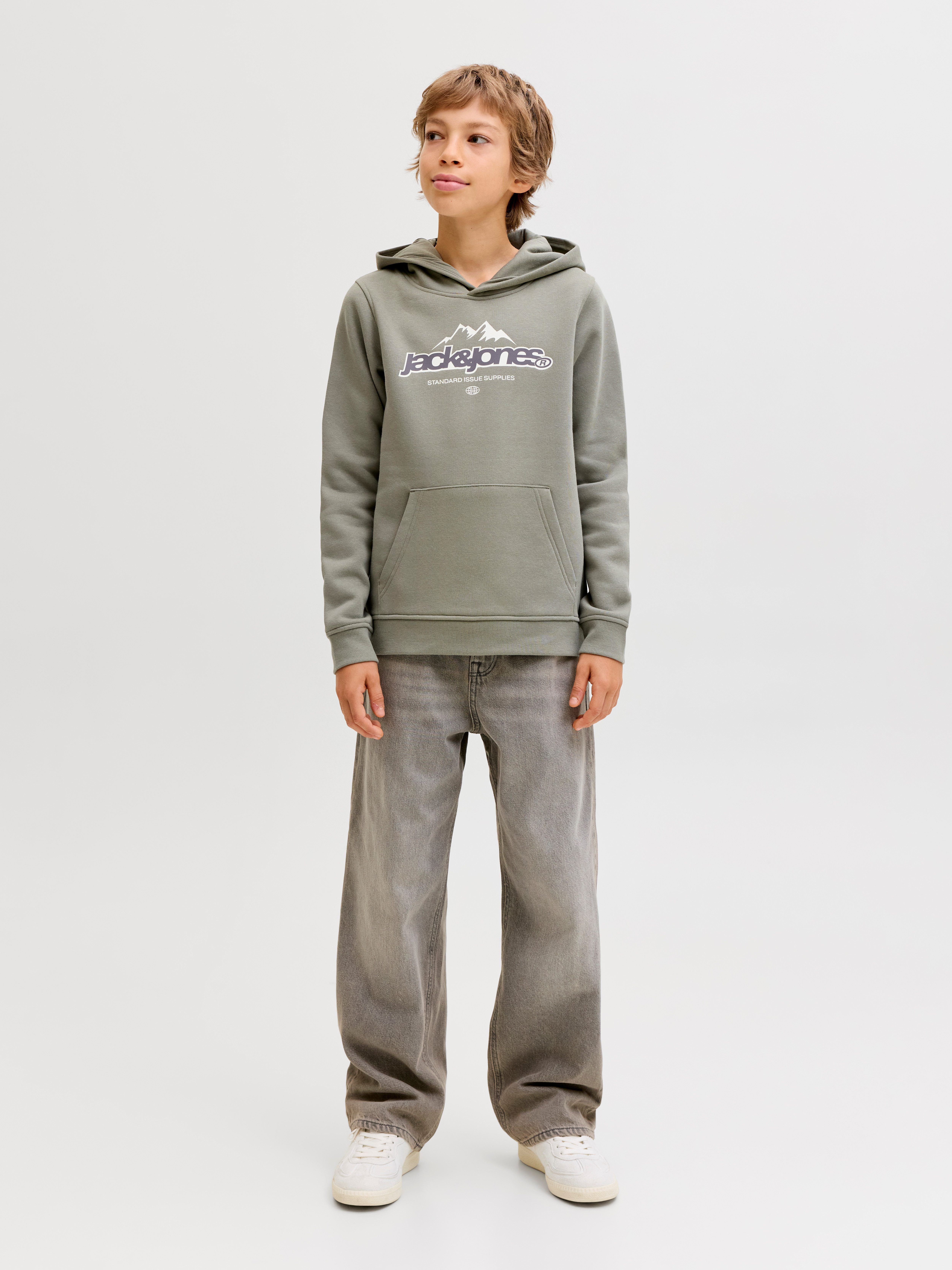 Jack & Jones Junior Kapuzensweatshirt JCOFLARE FRONT SWEAT HOOD FST JNR – Bild 5 von 5