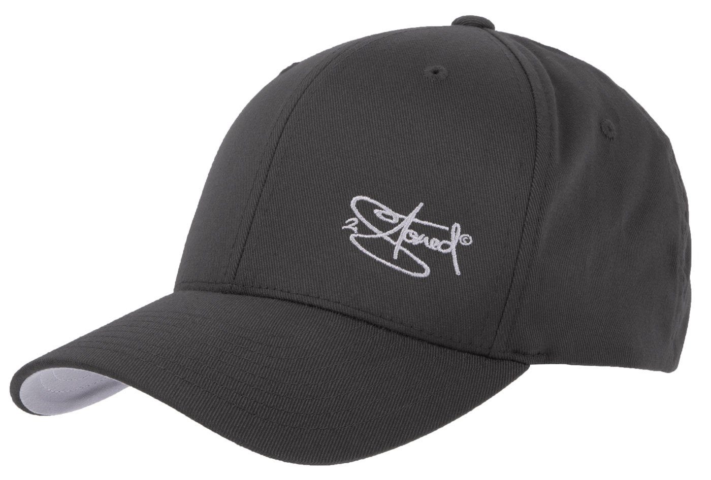 2Stoned Baseball Cap Flexfit Cap mit Stick Classic Logo für Damen, Herren und Kinder hinten geschlossen, verstärkte Front, mittleres Profil