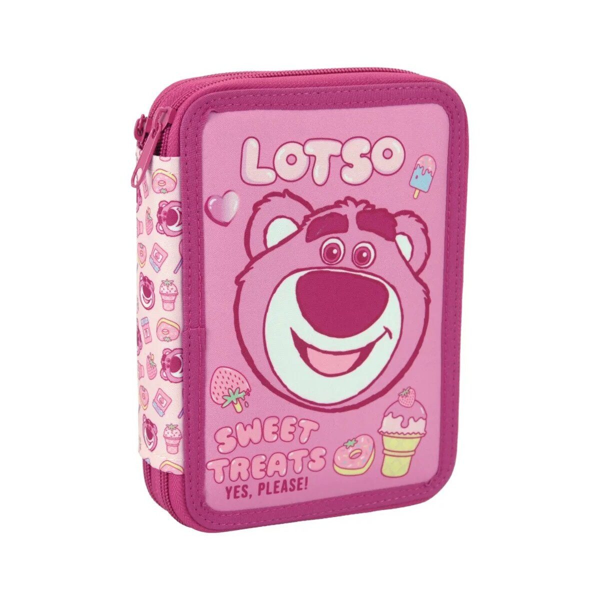 Disney Federmäppchen Disney Spielzeug Story Lotso Jam gefülltes 2-stöckiges