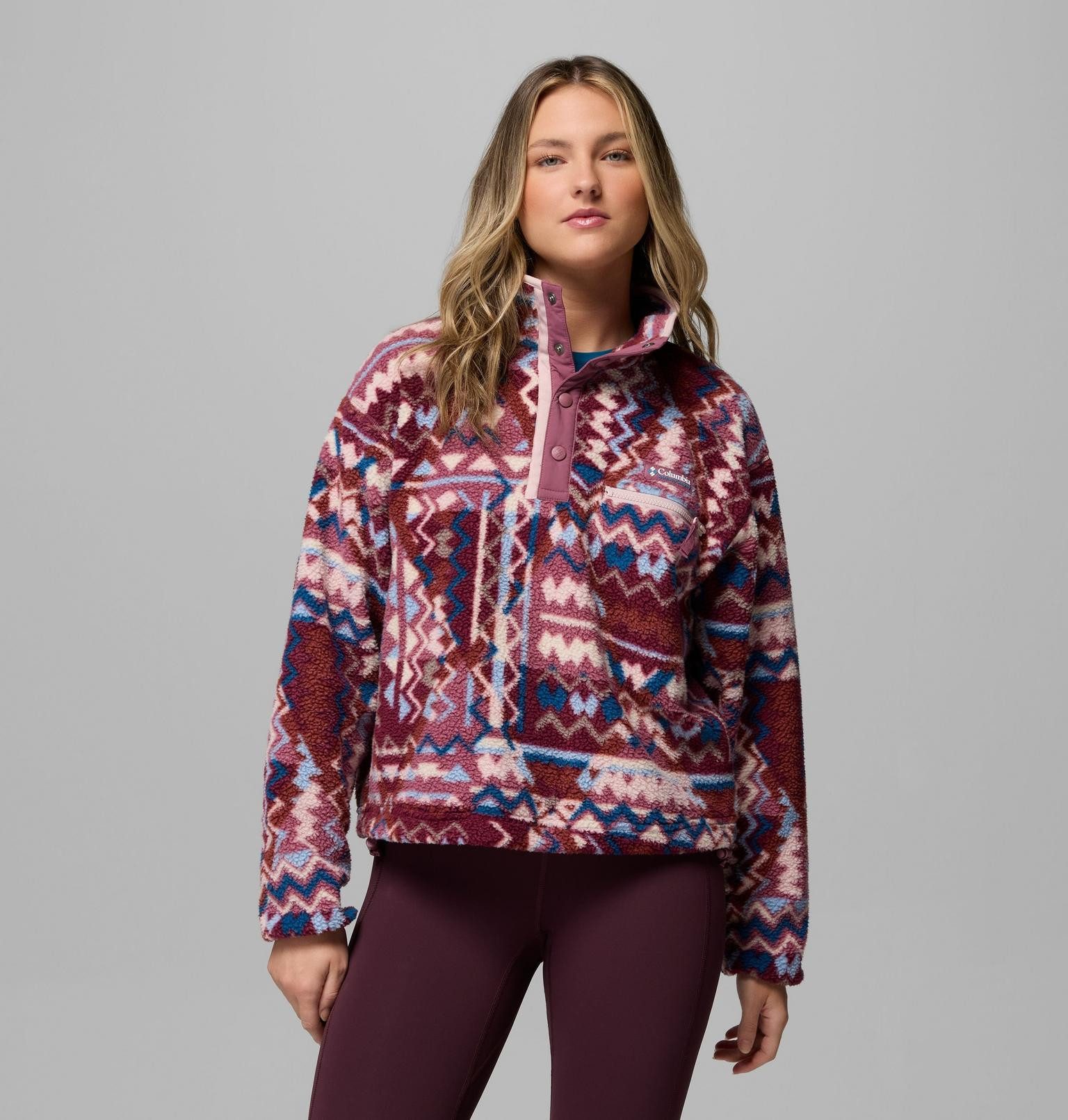 Columbia Rollkragenshirt Helvetia II Printed Cropped Half Sn