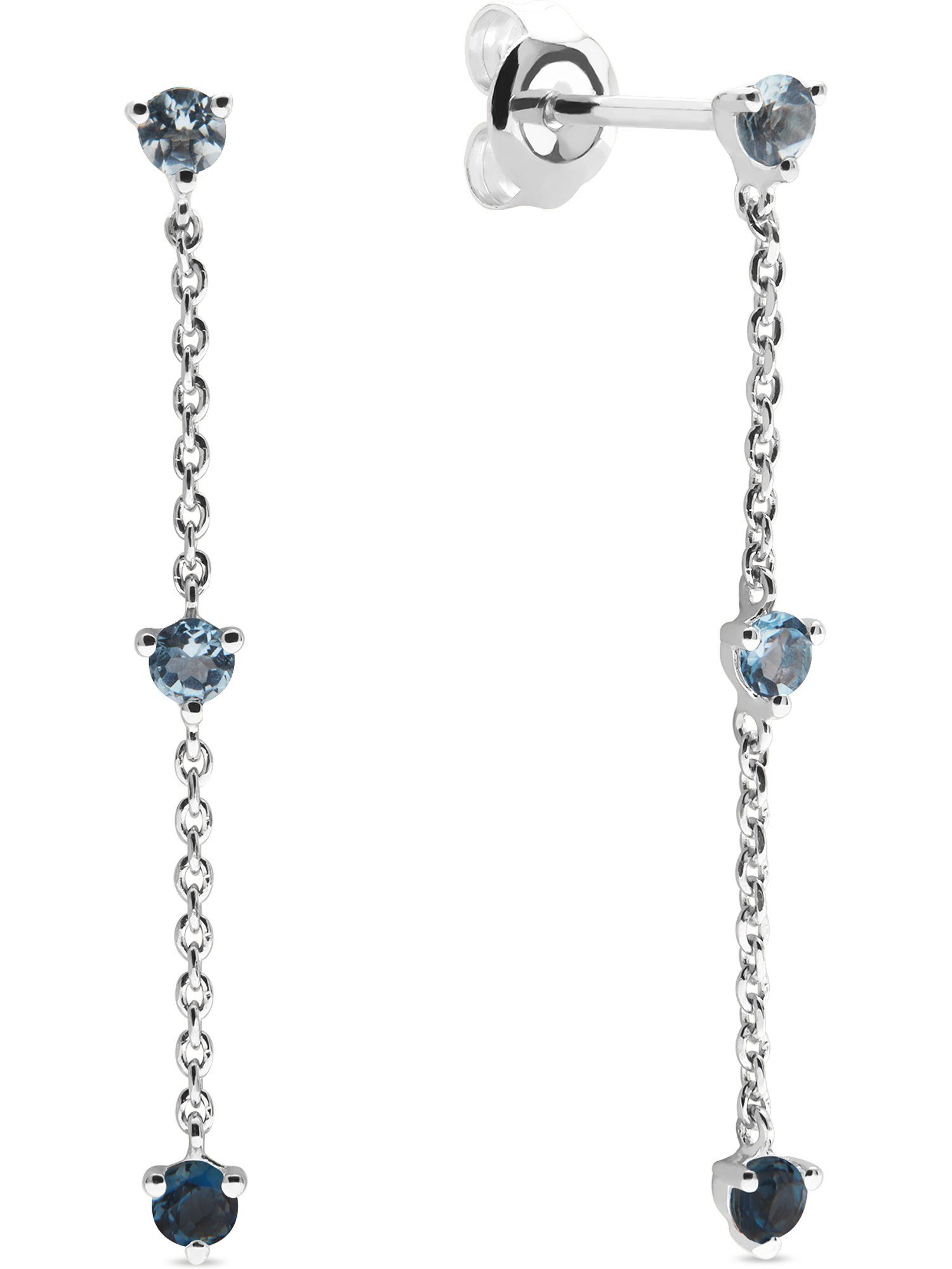 CHRIST Paar Ohrhänger CHRIST Damen-Ohrstecker 2 Farbstein