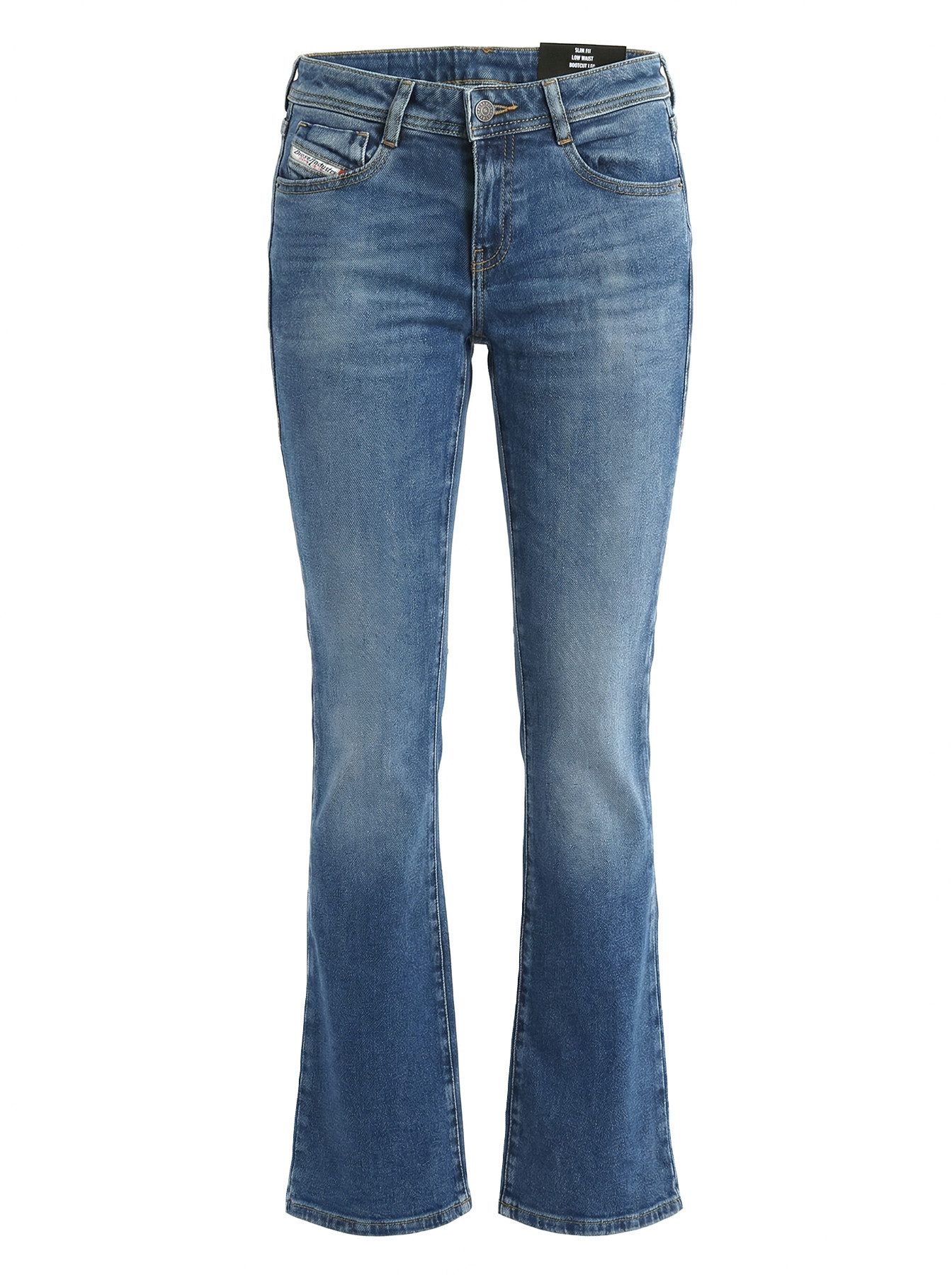 Diesel Bootcut-Jeans schmale, ausgestellte Beinform - D-EBBEY RNFAJ