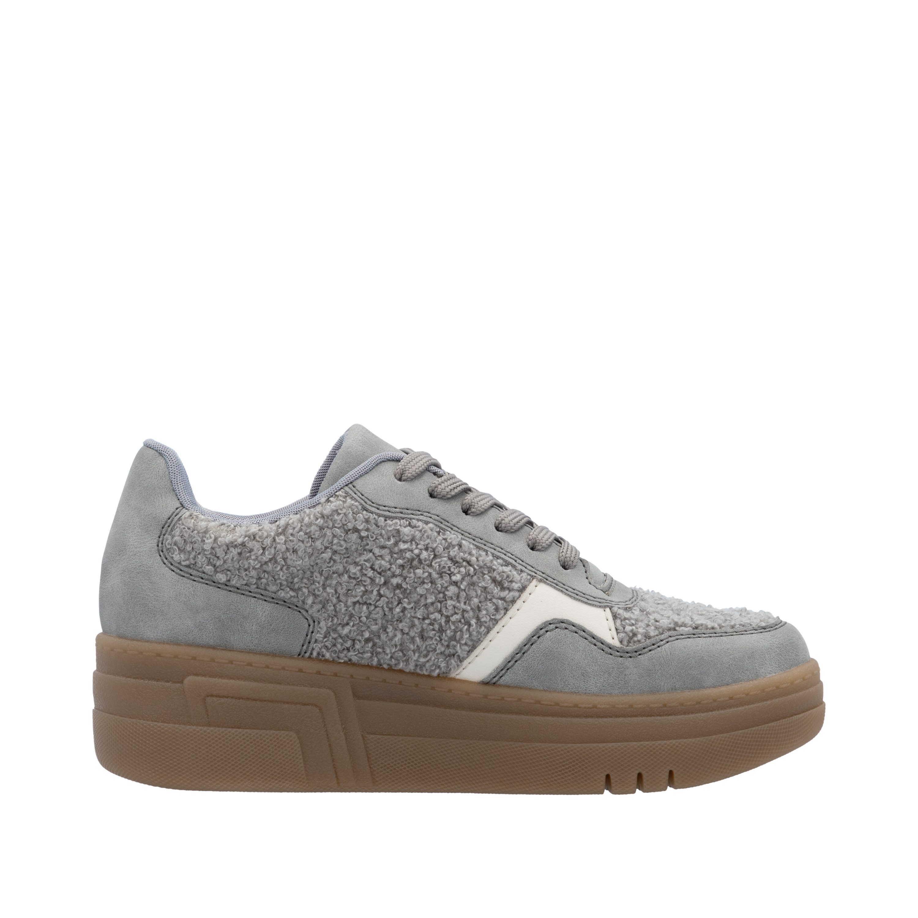 Rieker Plateausneaker Basket-Sneaker, Schnürschuh, Halbschuh mit weichem Schaftrand