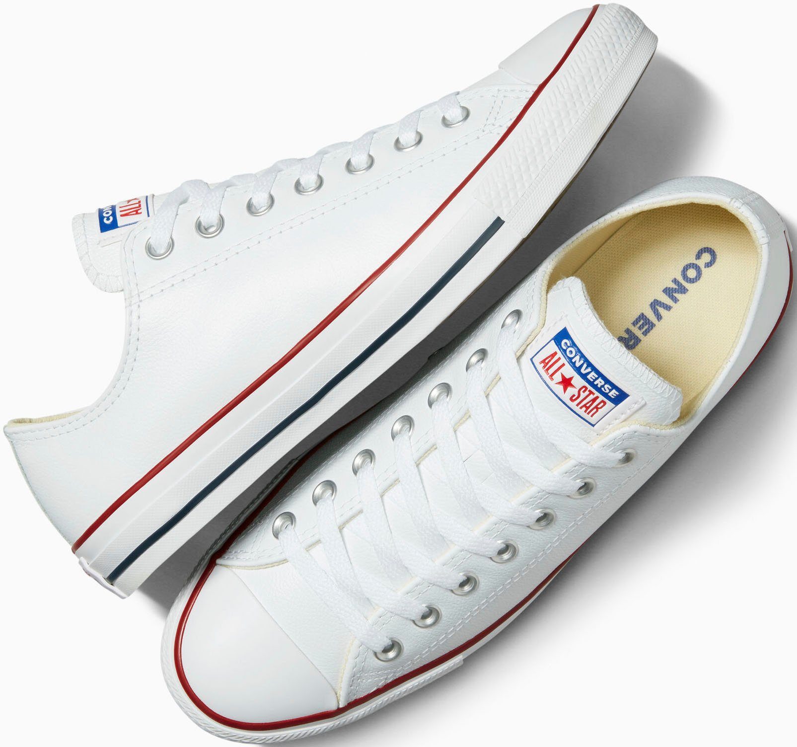 Converse Chuck Taylor All Star Basic Leather Ox Sneaker. Reduzierter Preis € 60,99. Unverbindliche Preisempfehlung € 75,00