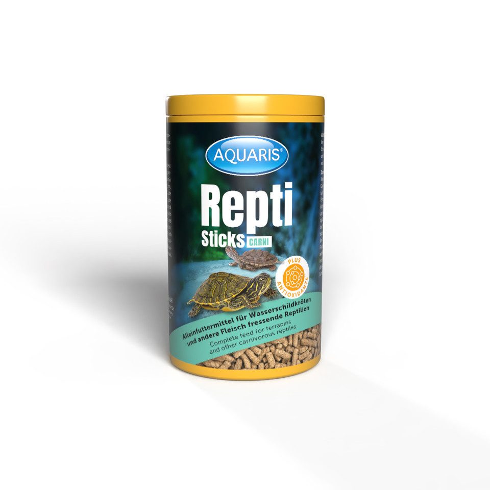 Bellfor AQUARIS Repti Sticks - Schildkrötenfutter - 320g / 1 L, für: Reptilien