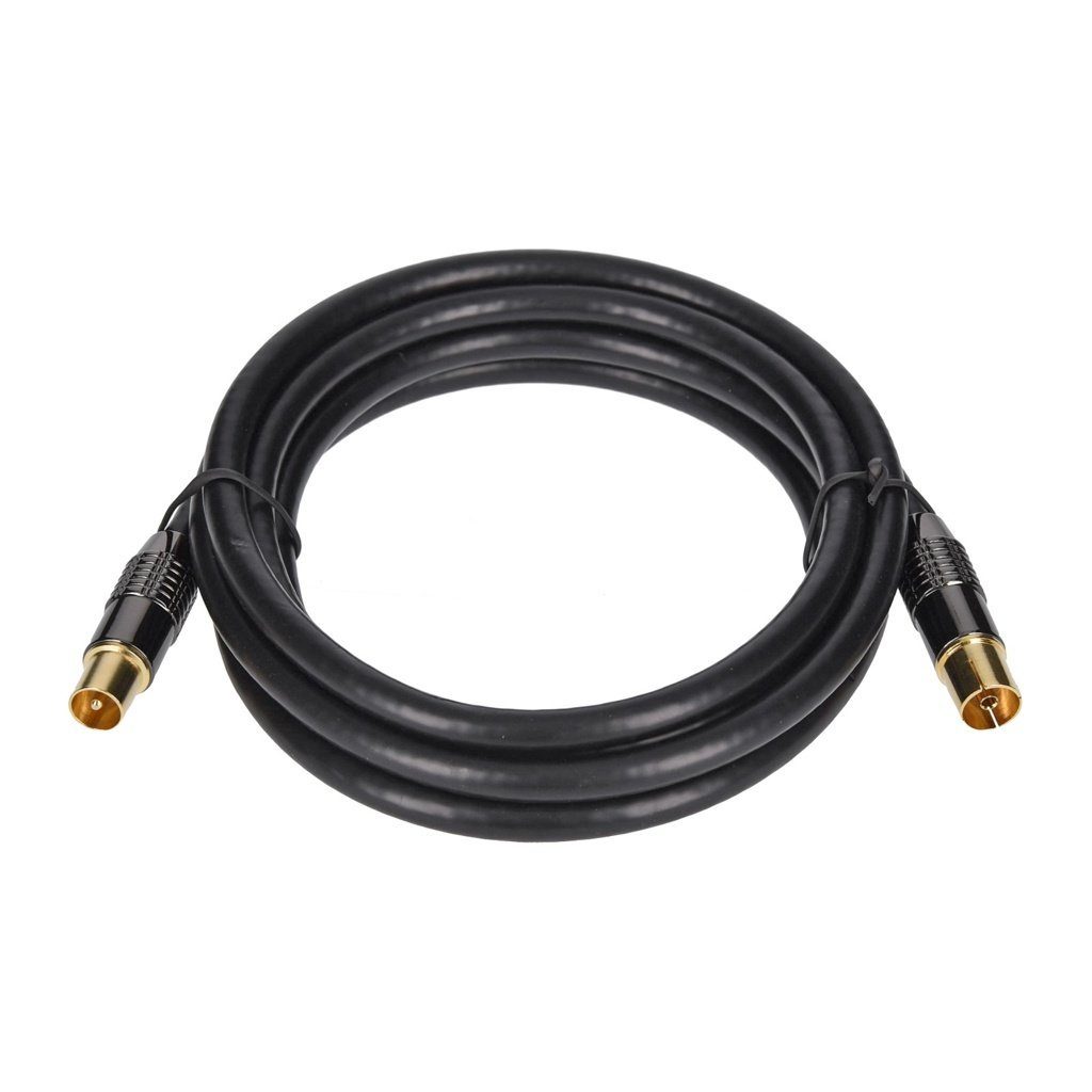 TP TP Antennenkabel schwarz gerade 2m SAT-Kabel