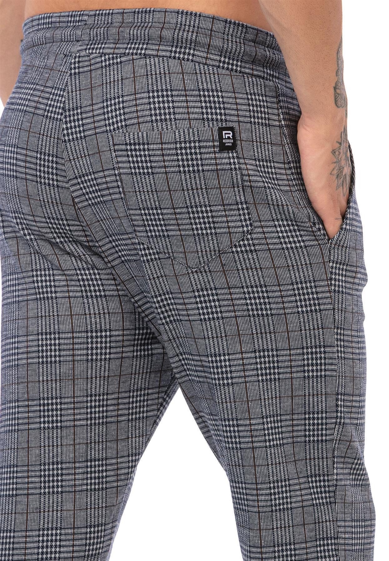 RedBridge Chinohose im beliebten Karo-Design - Perfekt für Freizeit und Büro