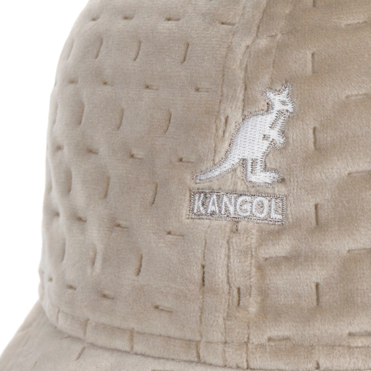 (1-St) Baseball grau Schirm Basecap mit Kangol Cap