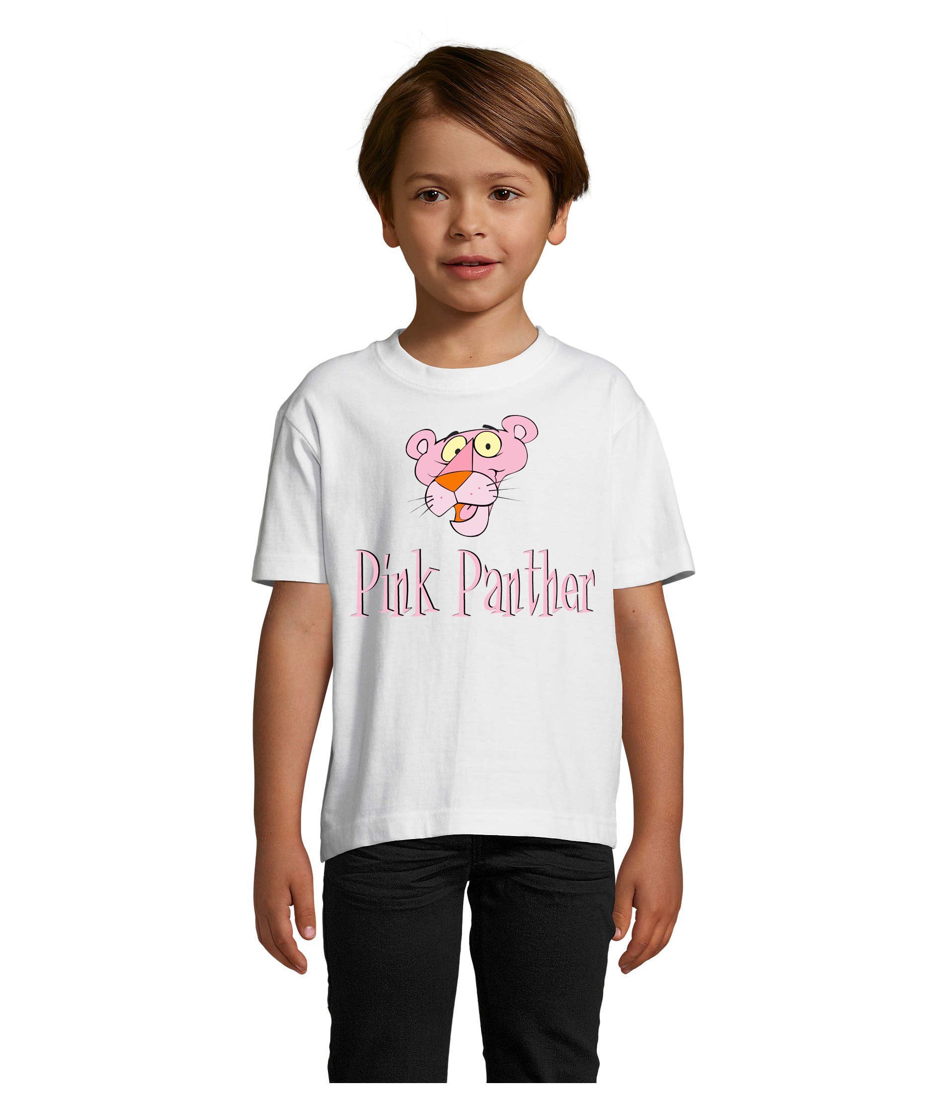 T-Shirt Kinder Pink Panther Rosarote Inspector Comic Cartoon