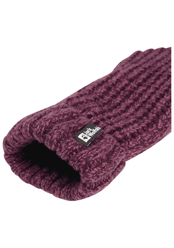 Jack Wolfskin Fäustlinge MEDLEY KNIT MITTEN W Strick-Fäustlinge, warm, mit Fleece-Futter – Bild 5 von 5