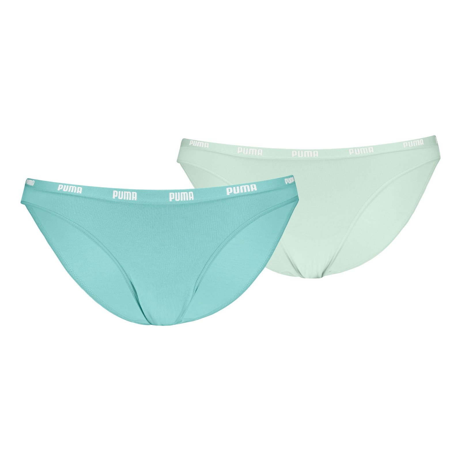 PUMA Bikinislip Bikini Slips (2-St., 2 Stück) mit Umlaufenden Markenlogo am günstig online kaufen
