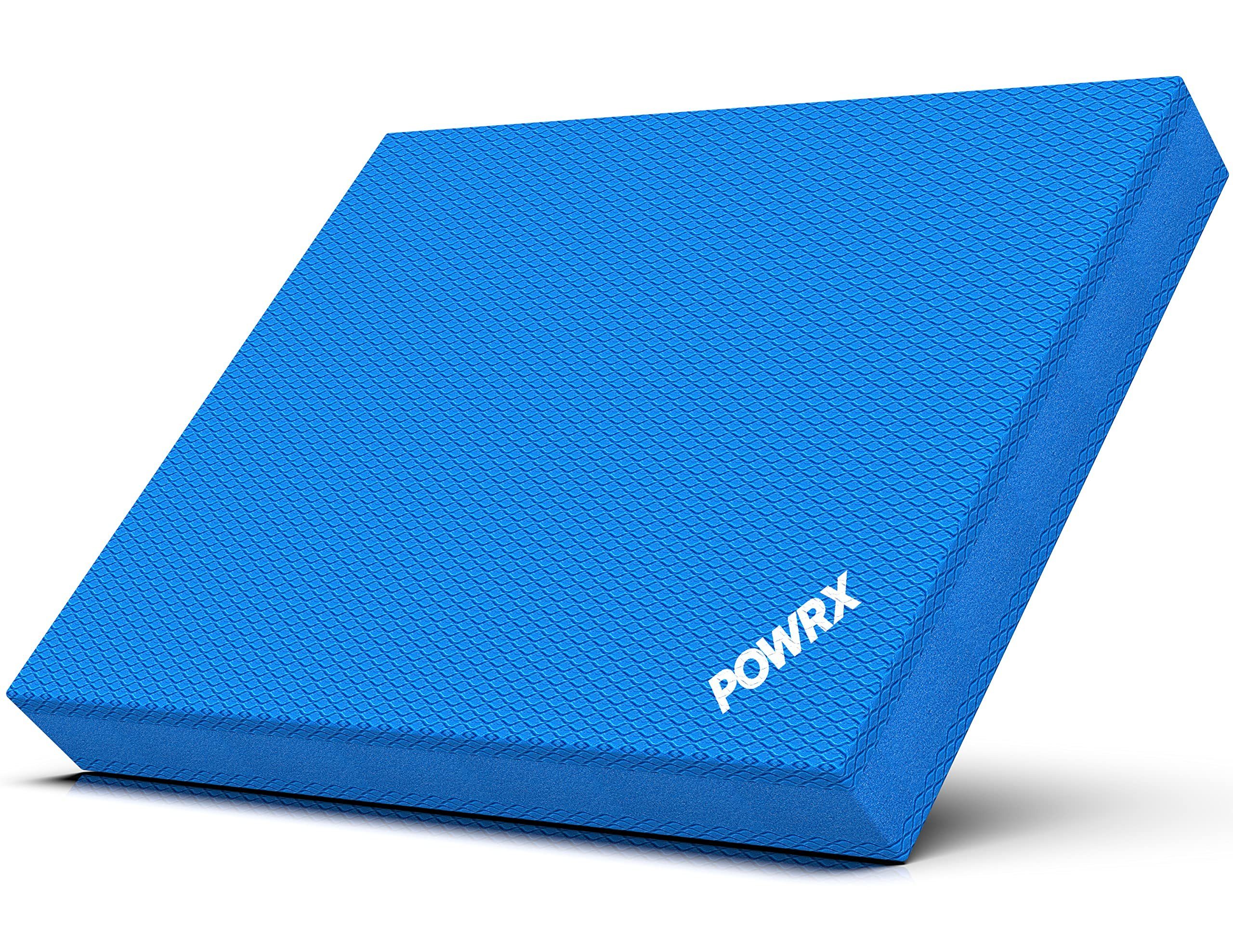 POWRX Balance Pad Balance-Pad 40x34x5 Cm) Training, (40X34X5 Knigsblau für cm