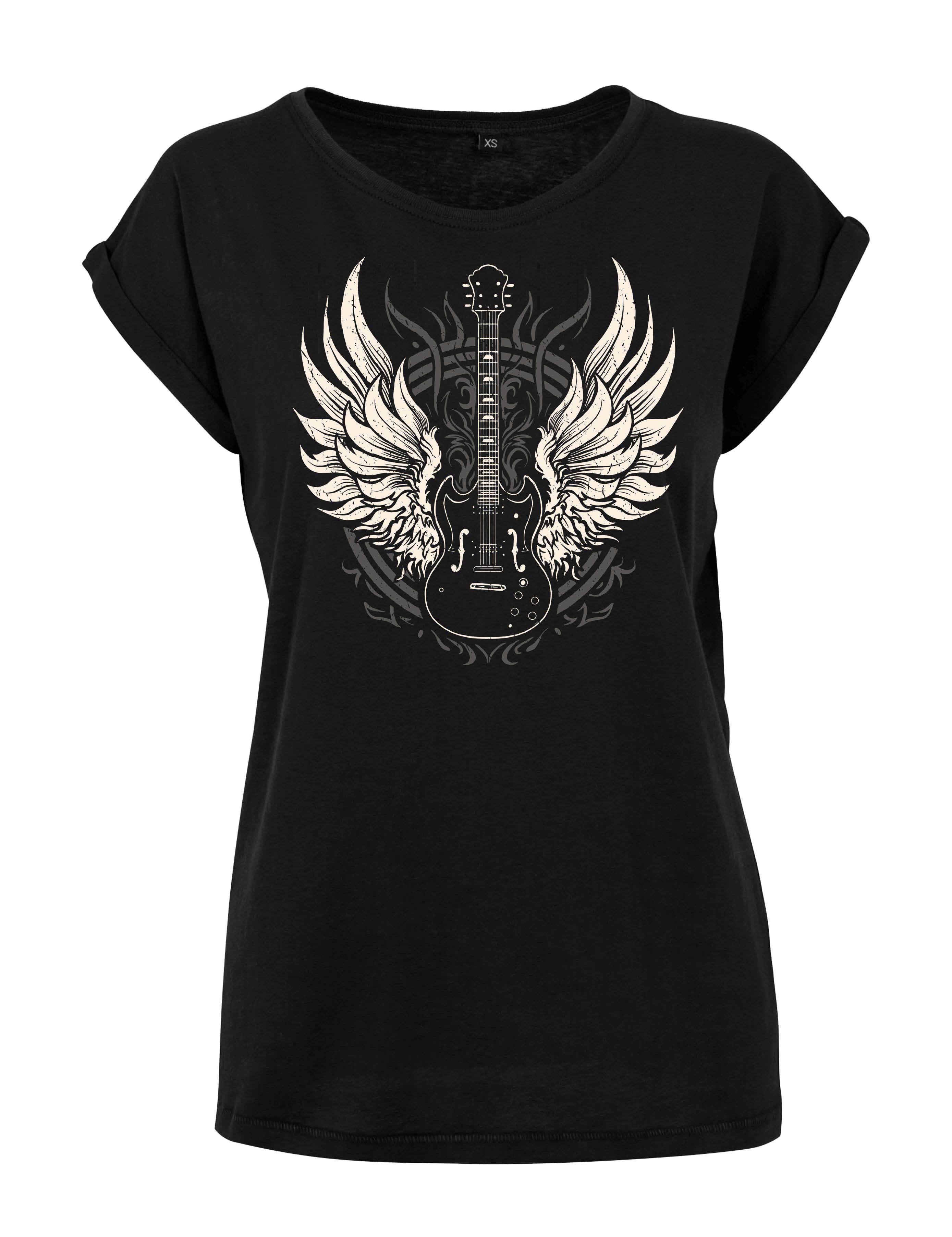 Youth Designz Print-Shirt "Gitarre mit Flügel" günstig online kaufen