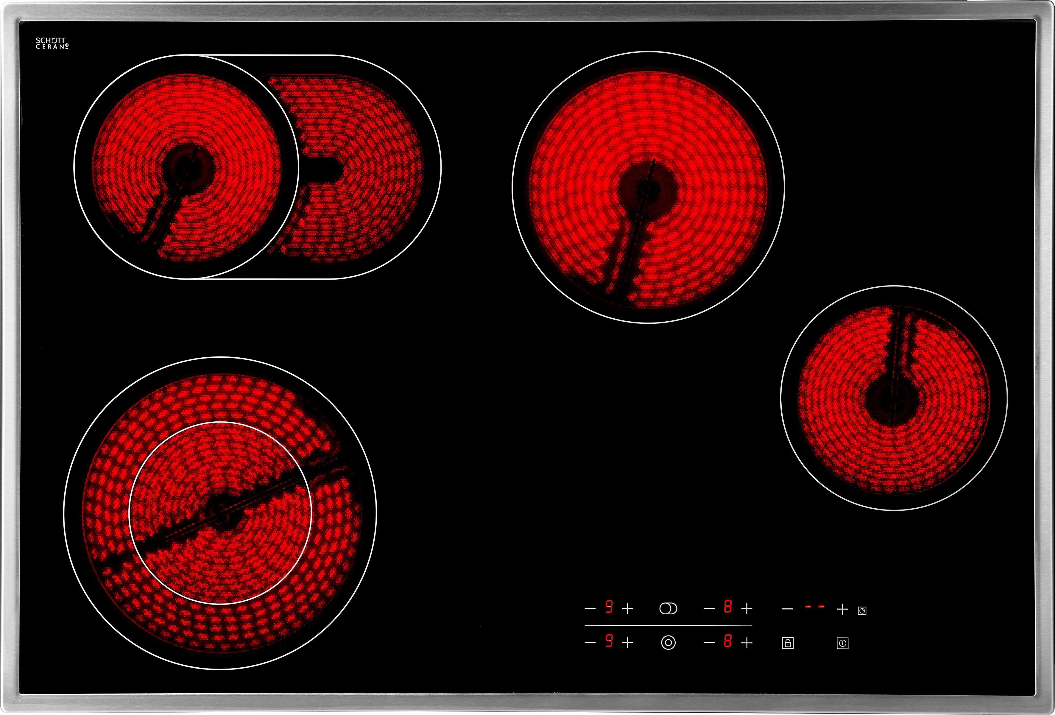 Hanseatic Elektro-Kochfeld von SCHOTT CERAN® MC-HF726, mit Timer