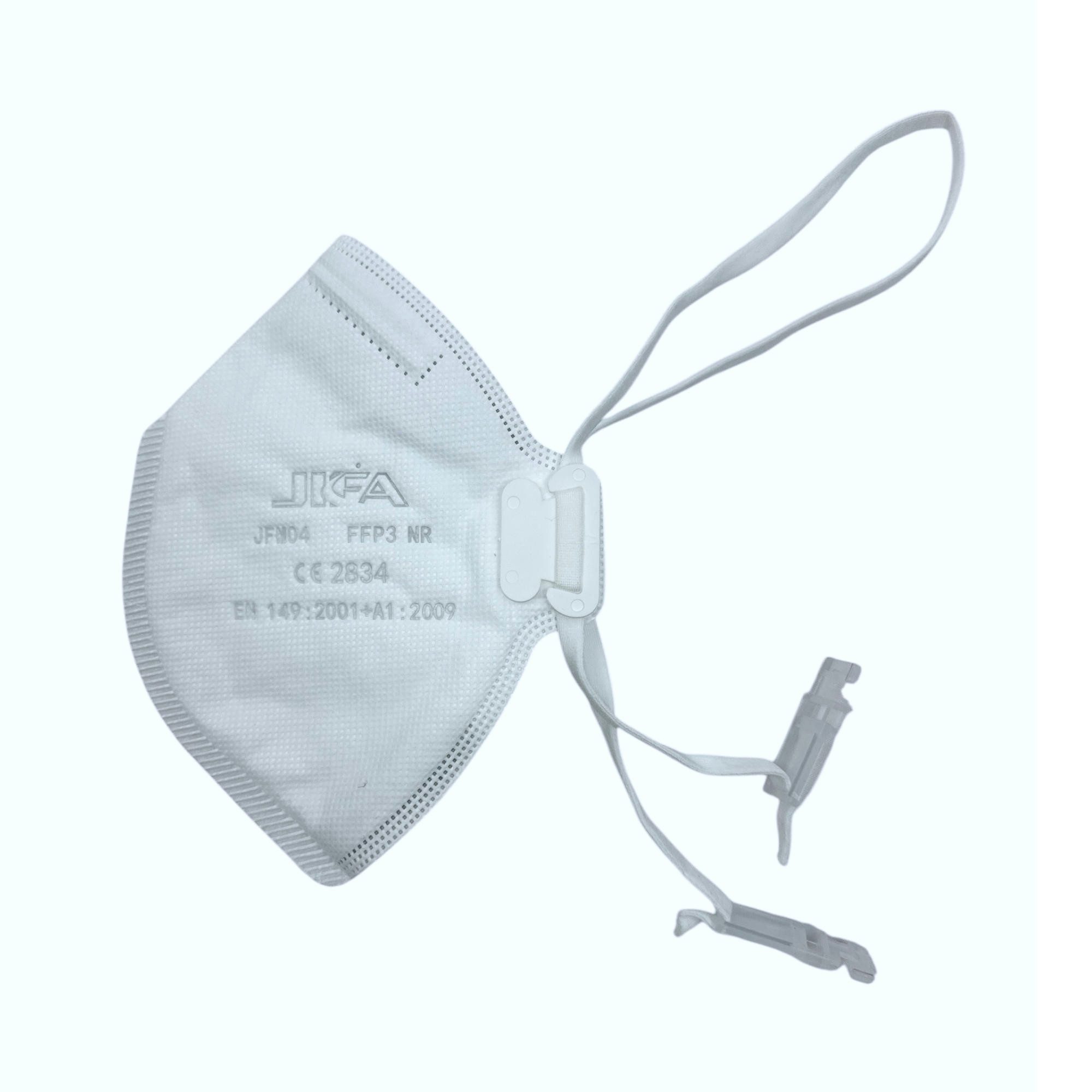 Franz Mensch Filtrierende Halbmasken FFP3 Atemschutzmasken FFP3 - vertikal faltbar mit Kopfschlaufe, 10-St.