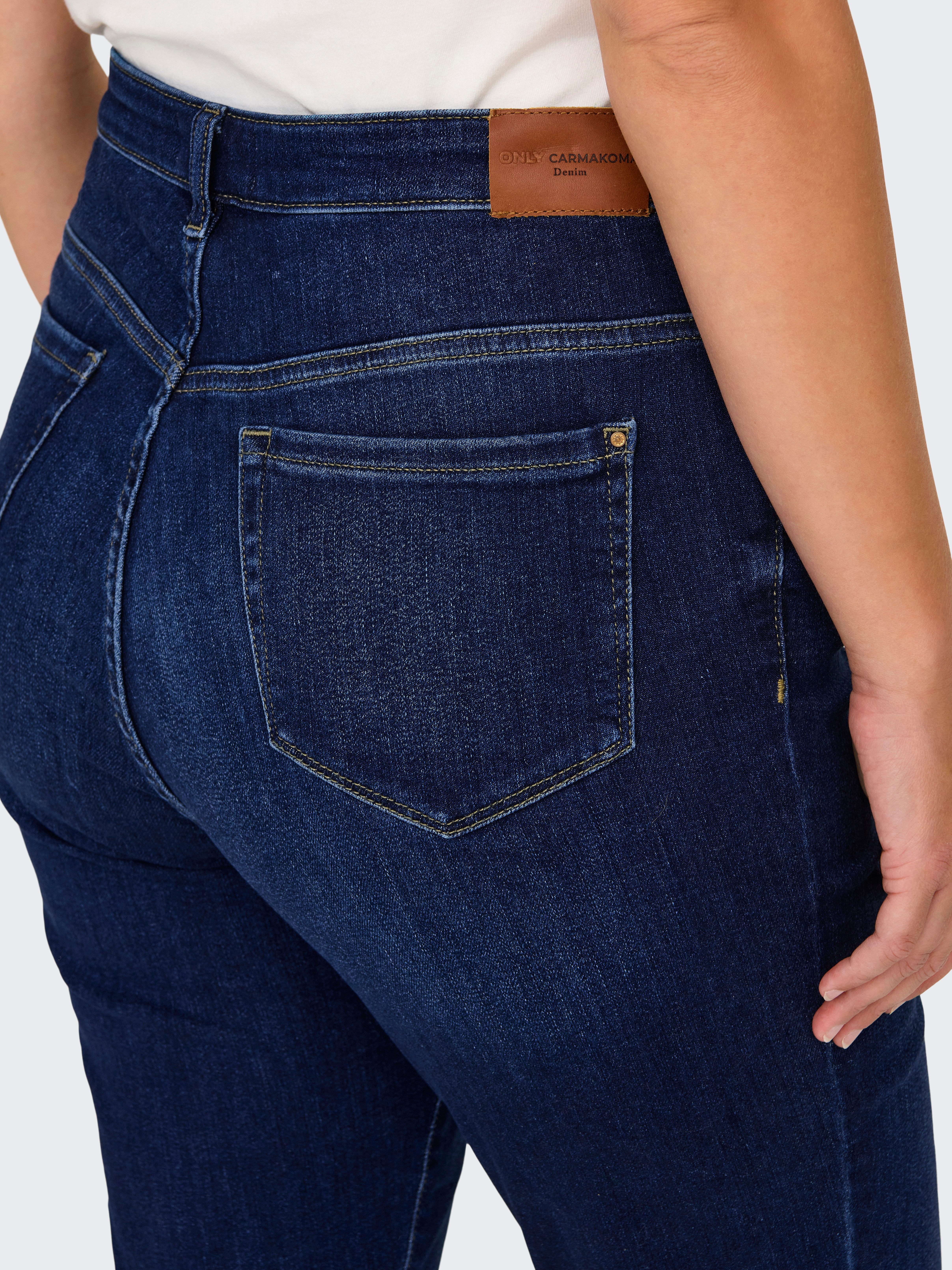ONLY CARMAKOMA Slim-fit-Jeans CARSUI MID SLIM DNM REA285 NOOS