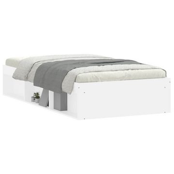 furnicato Bett Bettgestelll Weiß 100x200 cm
