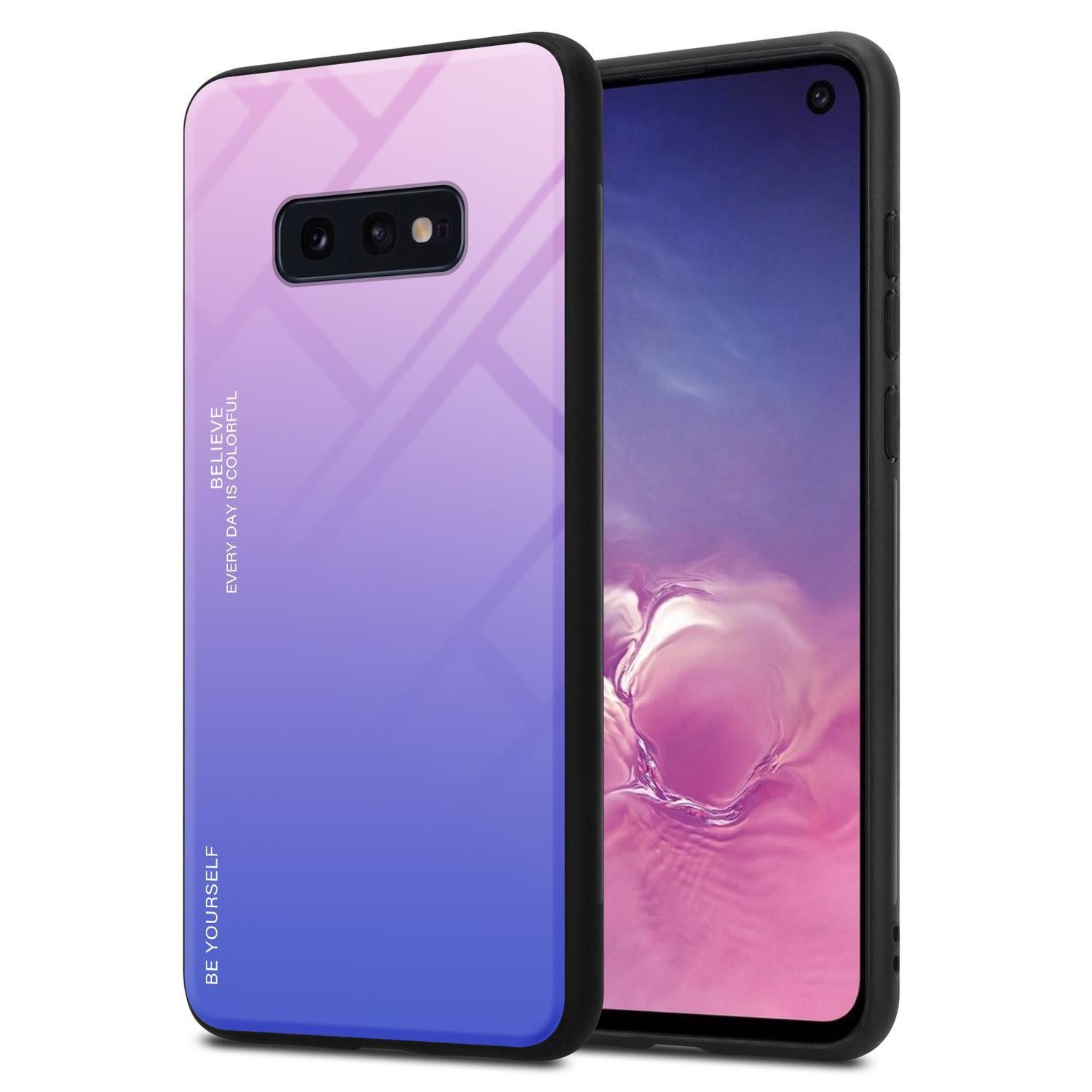 Cadorabo Handyhülle für Samsung Galaxy S10e Hülle Samsung Galaxy S10e, Robustes Hard Case - Handy Schutzhülle - Hülle - Back Cover Bumper