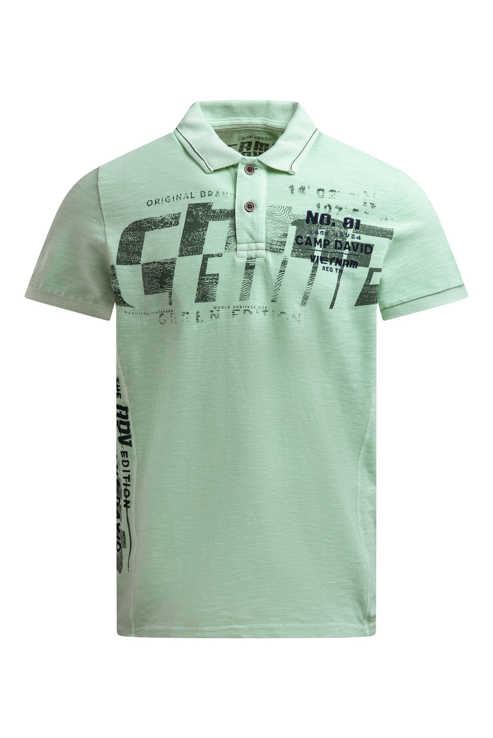 CAMP DAVID Poloshirt aus Baumwolle