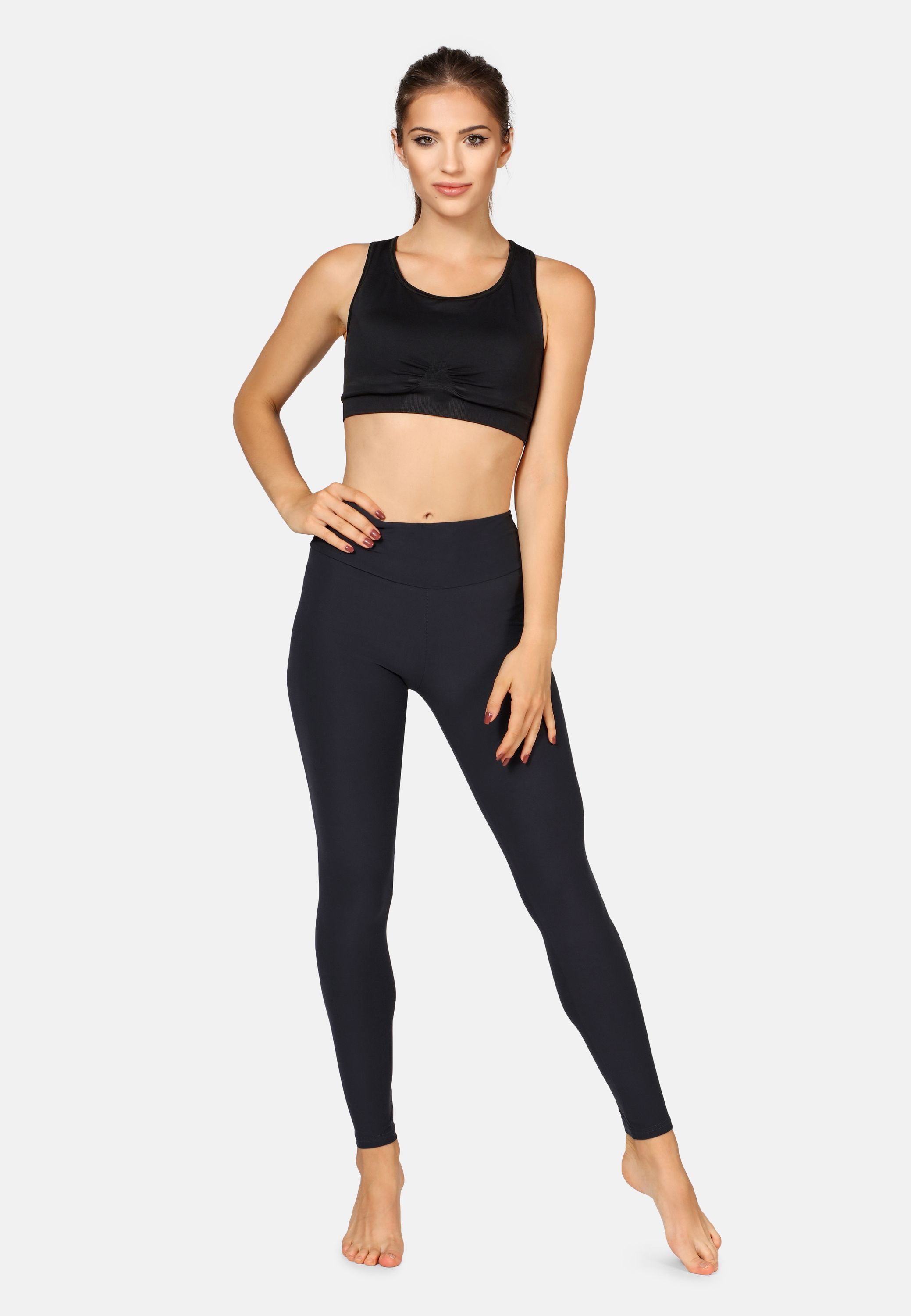 Merry Style Leggings Damen Lange Leggings MS10-303 (1-tlg) elastischer Bund
