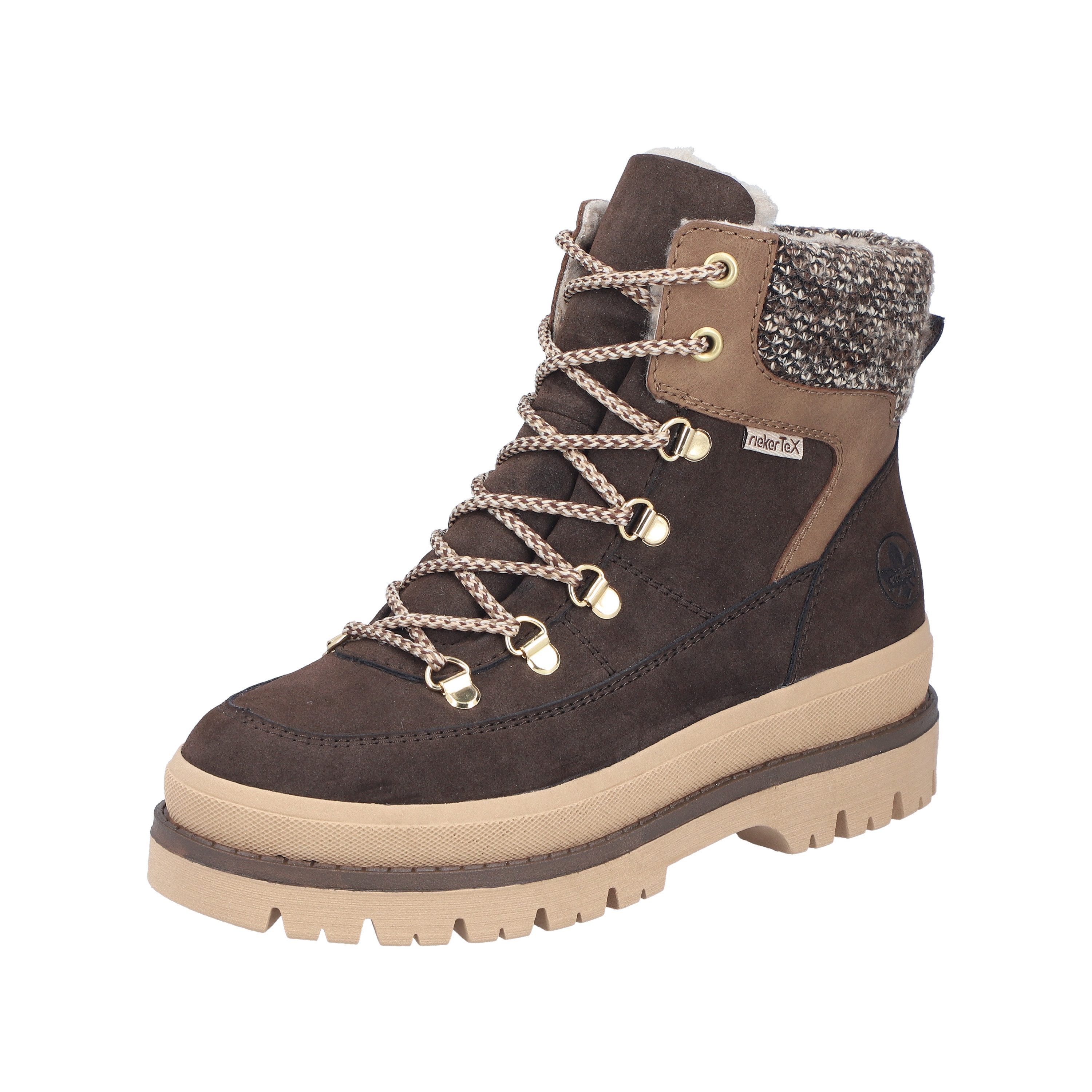 Rieker Winterboots Winterstiefelette, Outdoorboots mit modischem Kragen