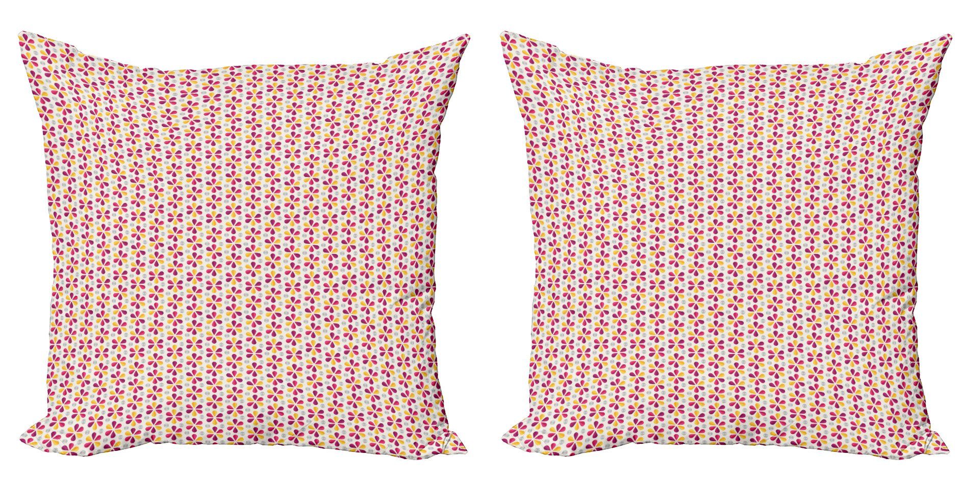 Doppelseitiger Modern Abakuhaus Digitaldruck, Bunte Stück), Abstrakt Blumen Kissenbezüge (2 Accent Origami